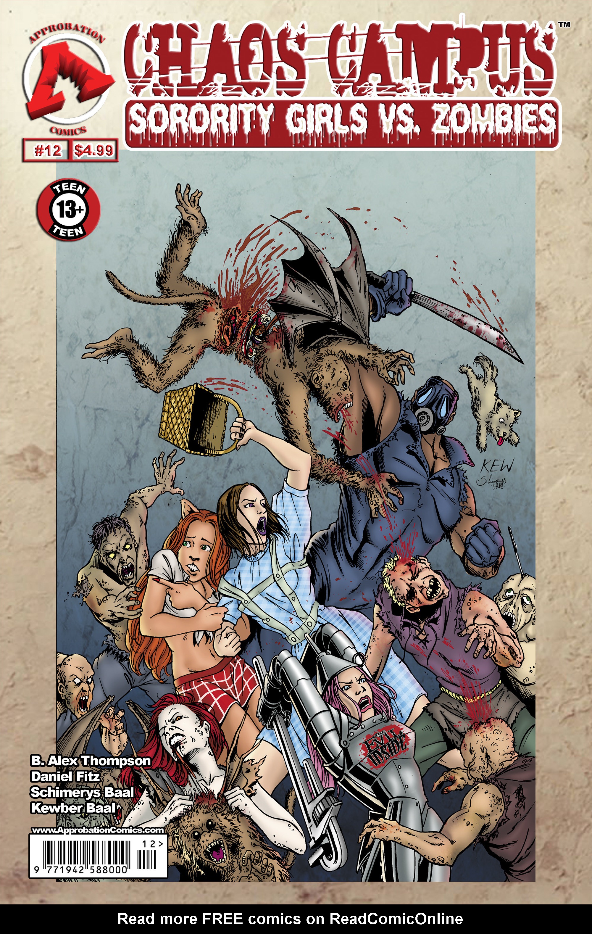 Read online Chaos Campus: Sorority Girls Vs. Zombies comic -  Issue #12 - 1