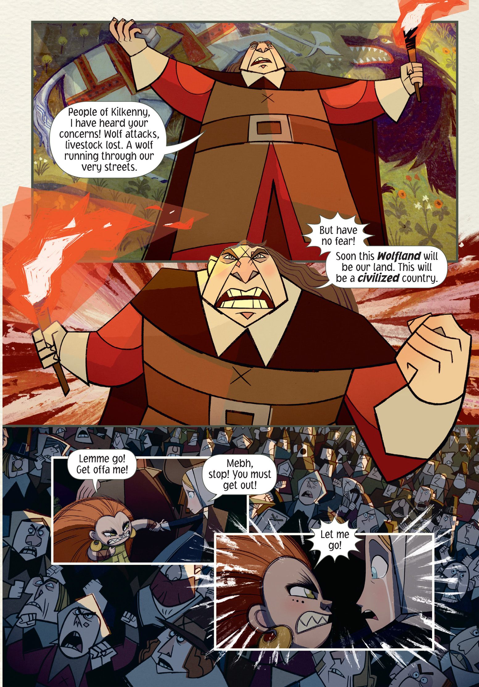 Read online Wolfwalkers: The Graphic Novel comic -  Issue # TPB (Part 2) - 92