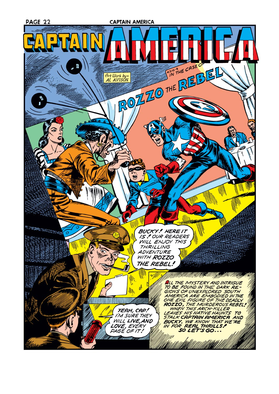 Read online Captain America Comics comic Issue 12