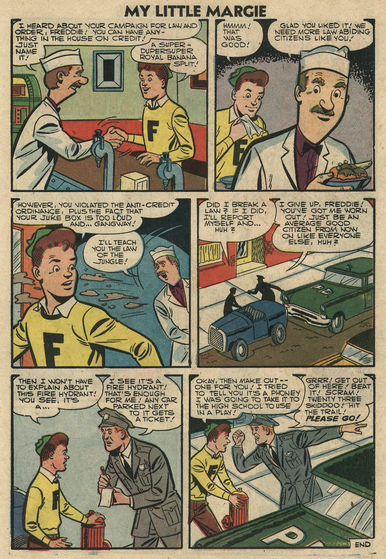 Read online My Little Margie (1954) comic -  Issue #17 - 27