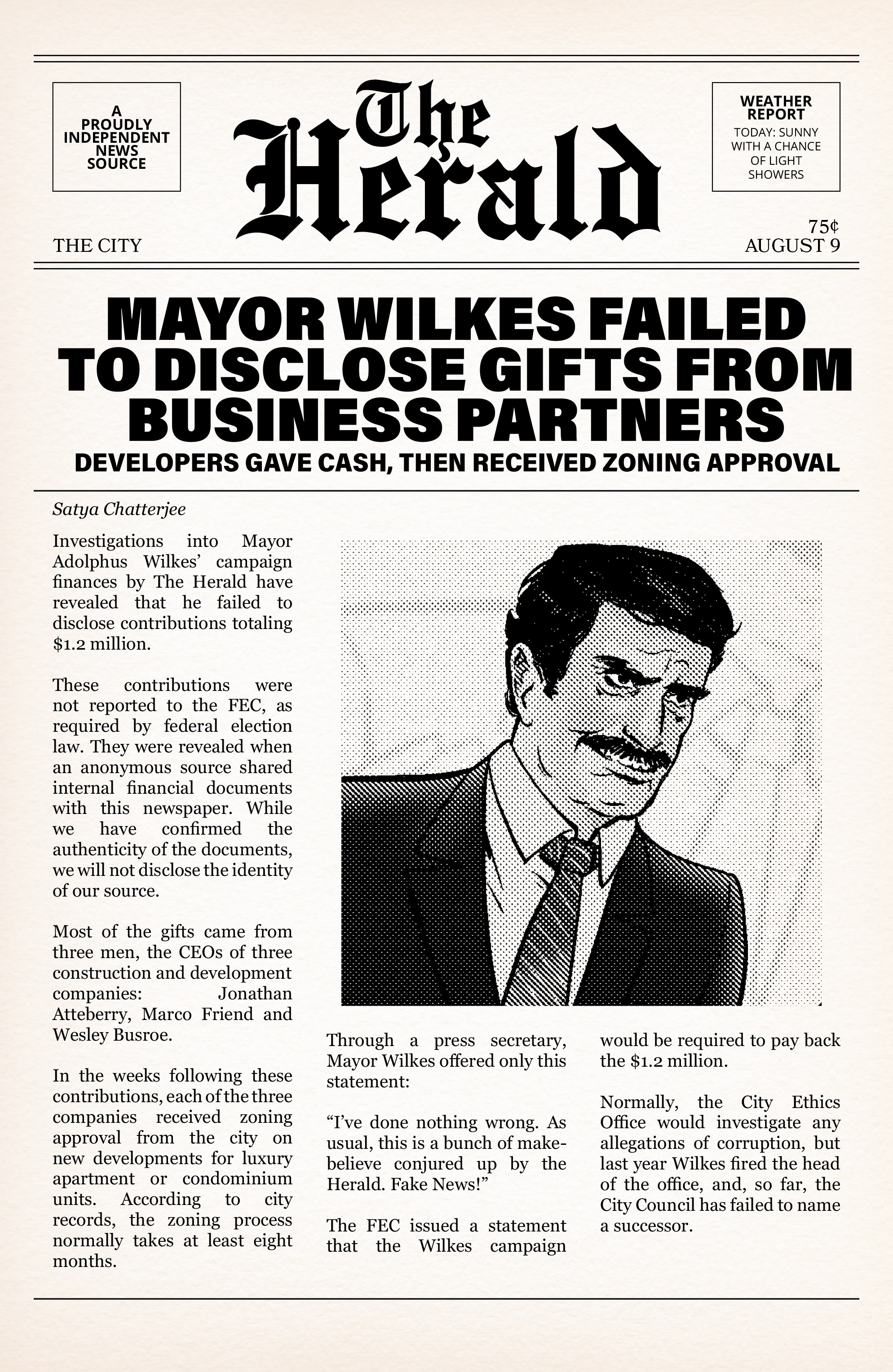 Read online Bylines in Blood comic -  Issue #1 - 29