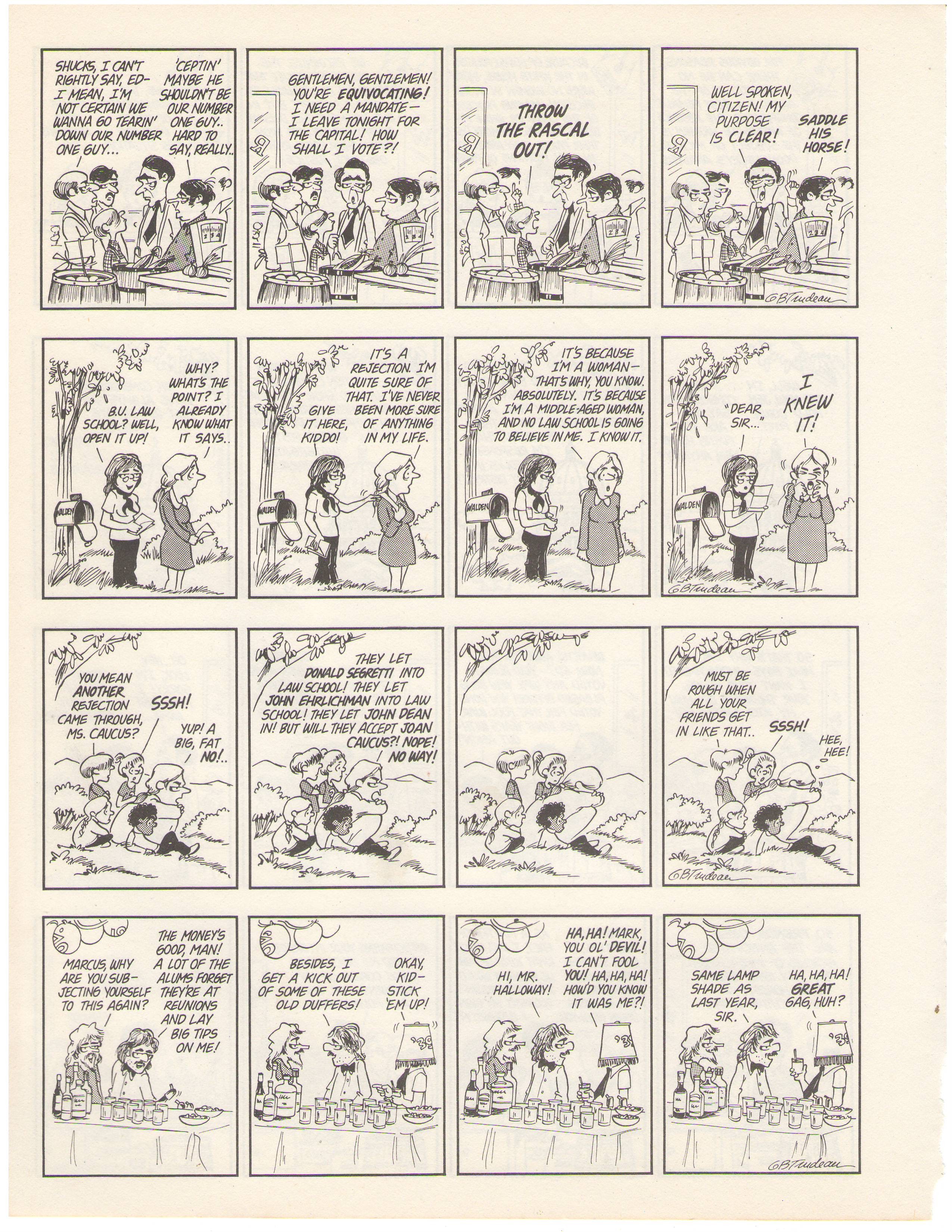 Read online The Doonesbury Chronicles comic -  Issue # TPB (Part 2) - 73