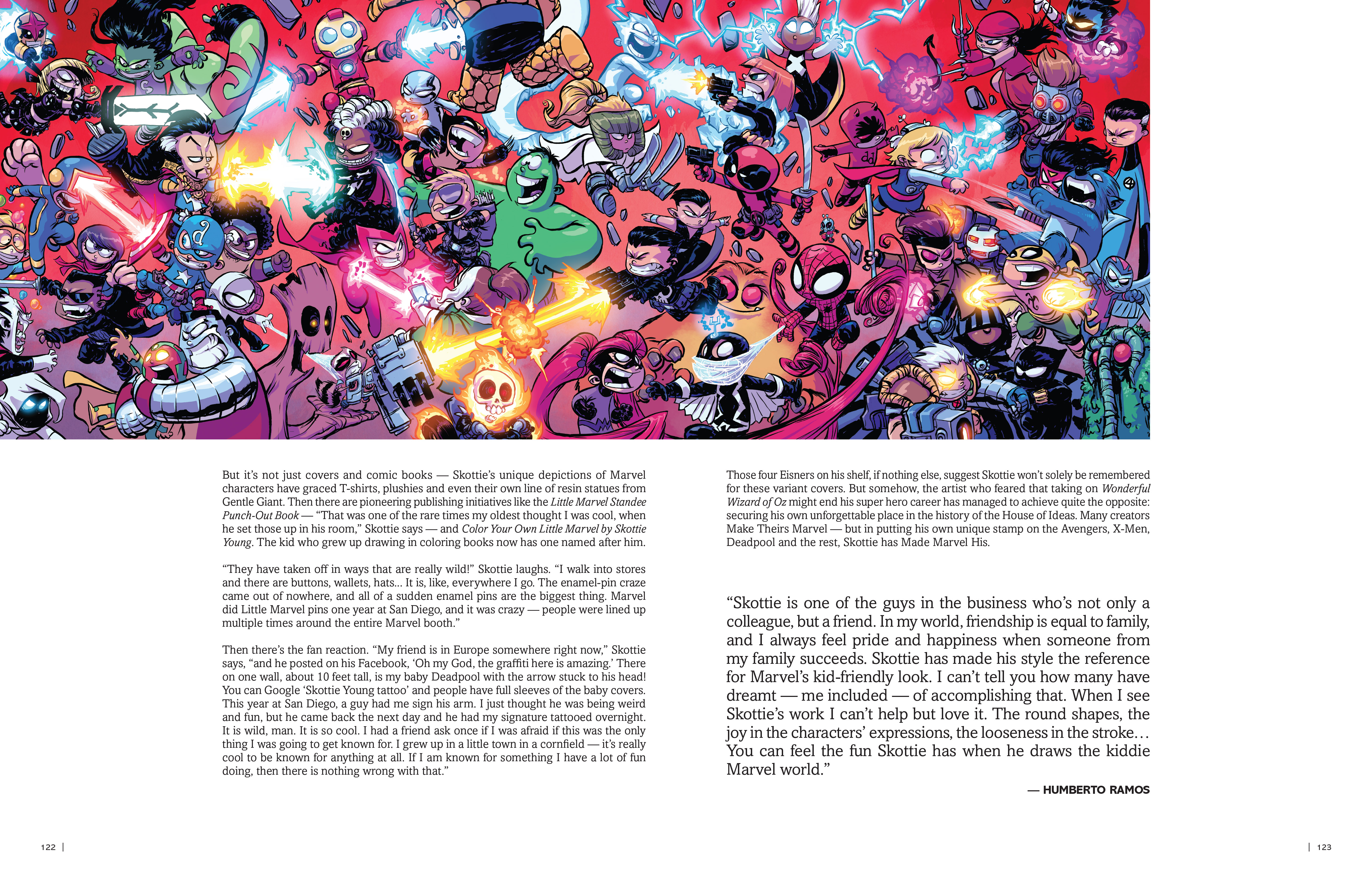 Read online The Marvel Art of Skottie Young comic -  Issue # TPB - 63