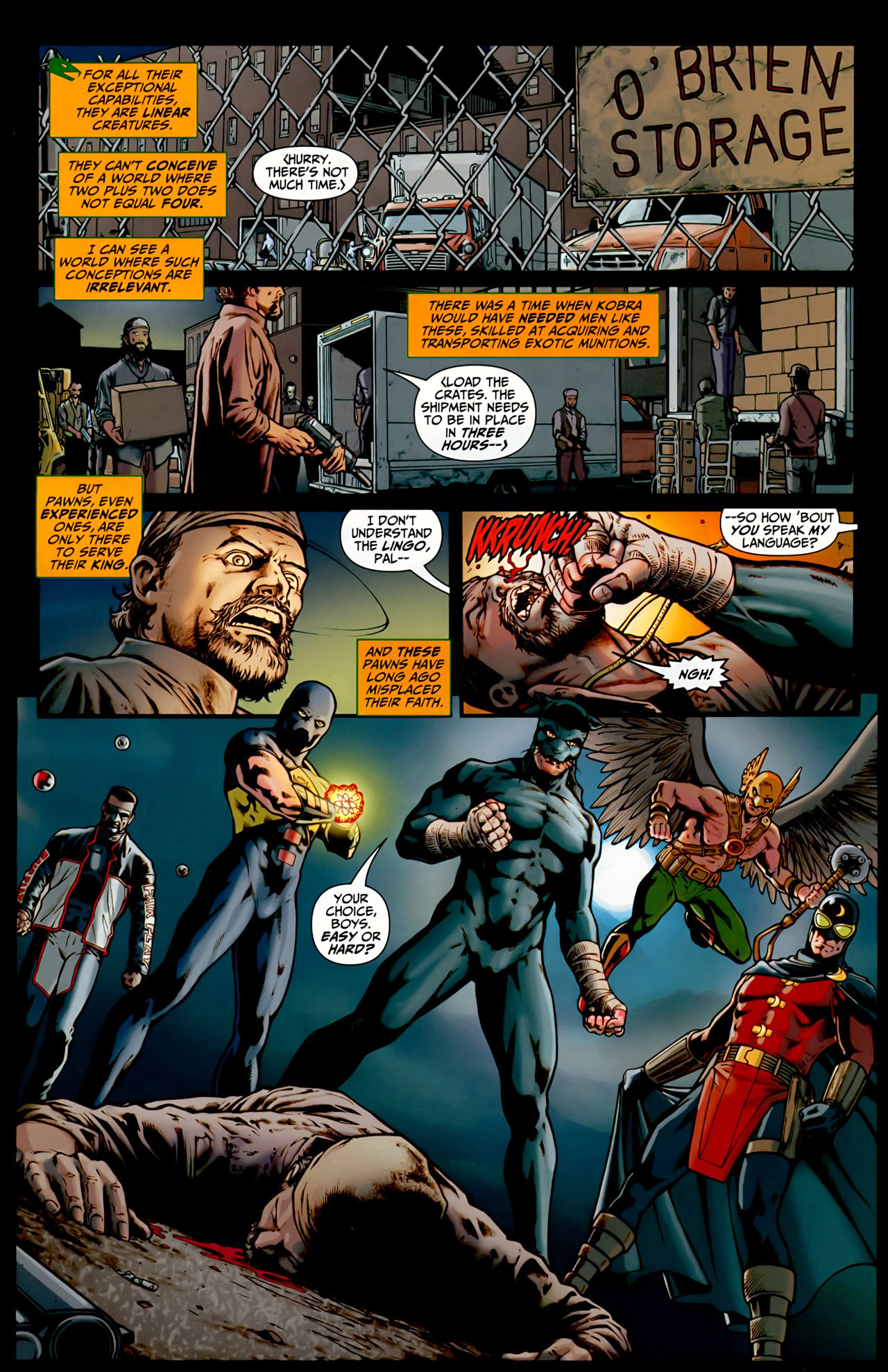 Read online JSA vs. Kobra comic -  Issue #1 - 10