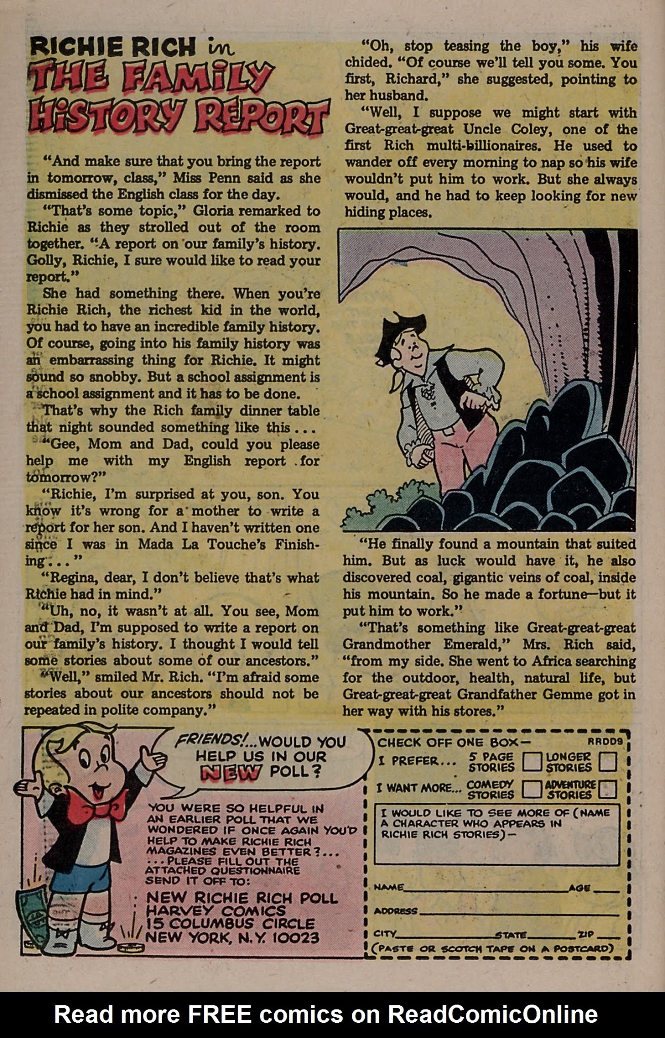 Read online Richie Rich & Dollar the Dog comic -  Issue #9 - 42