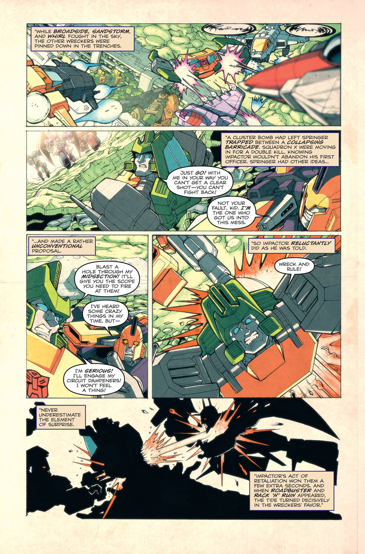 Read online Transformers: Last Stand of The Wreckers comic -  Issue #4 - 13