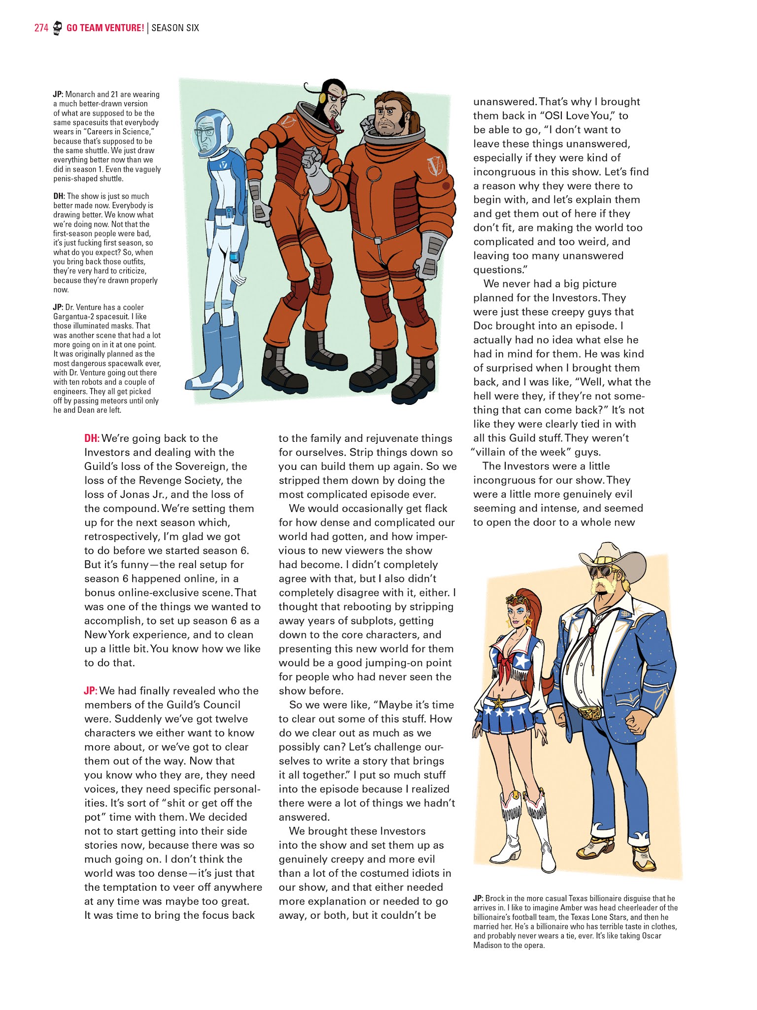 Read online Go Team Venture!: The Art and Making of The Venture Bros. comic -  Issue # TPB (Part 3) - 73