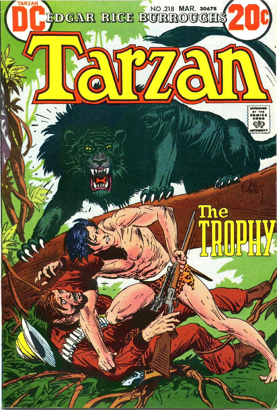 Read online Tarzan (1972) comic -  Issue #218 - 1
