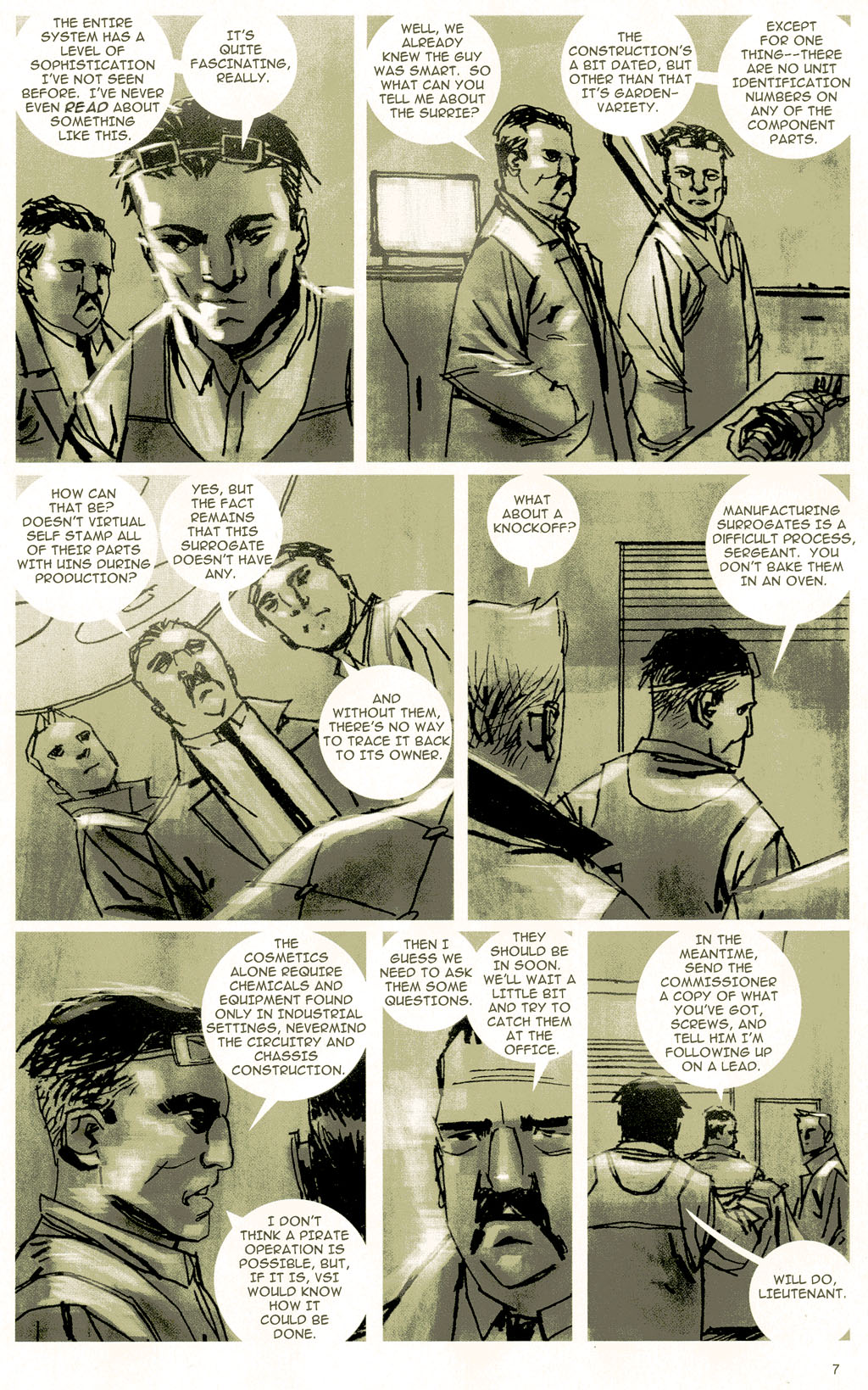 Read online The Surrogates comic -  Issue #4 - 9