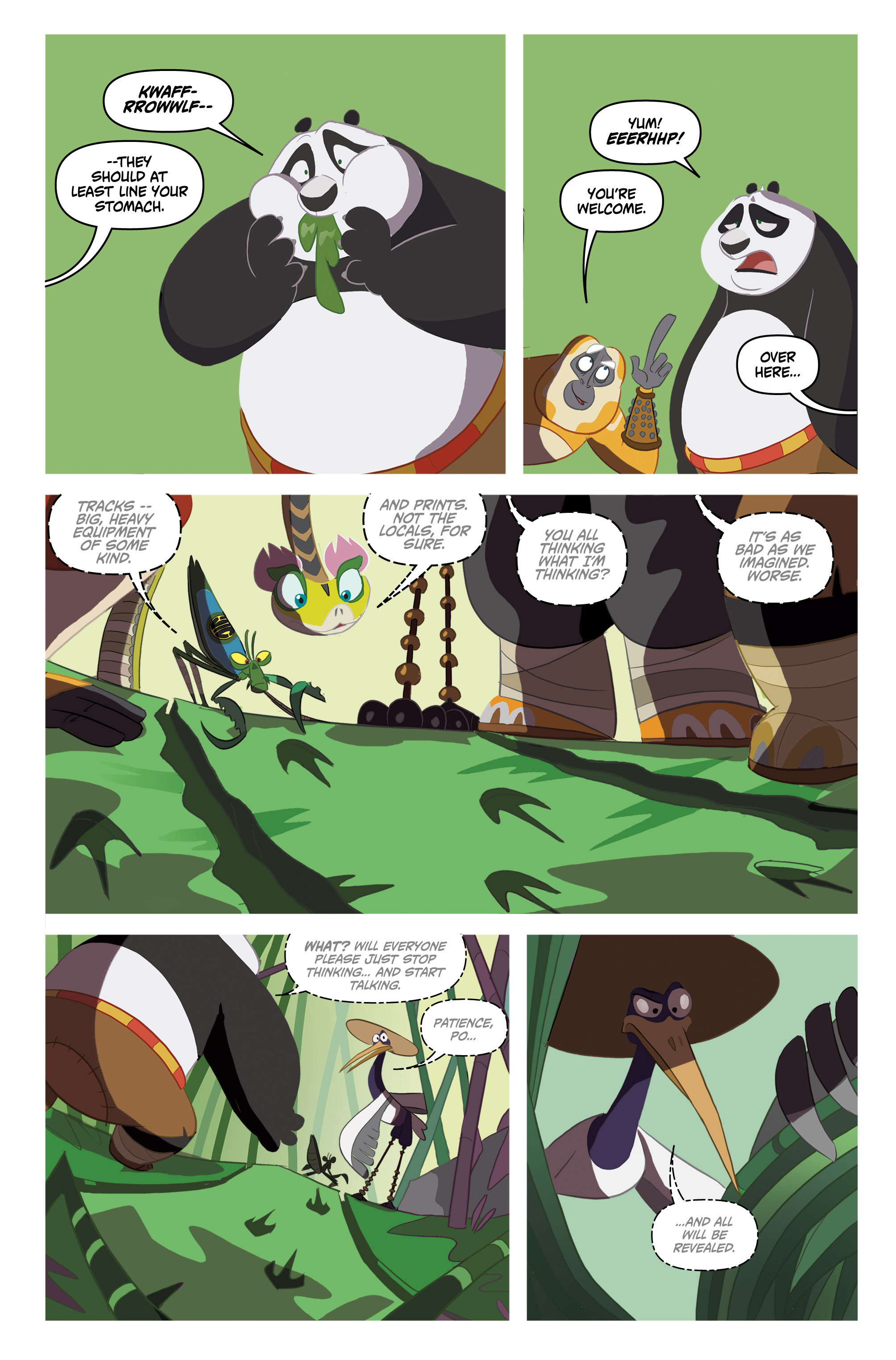 Read online DreamWorks Kung Fu Panda comic -  Issue #1 - 21
