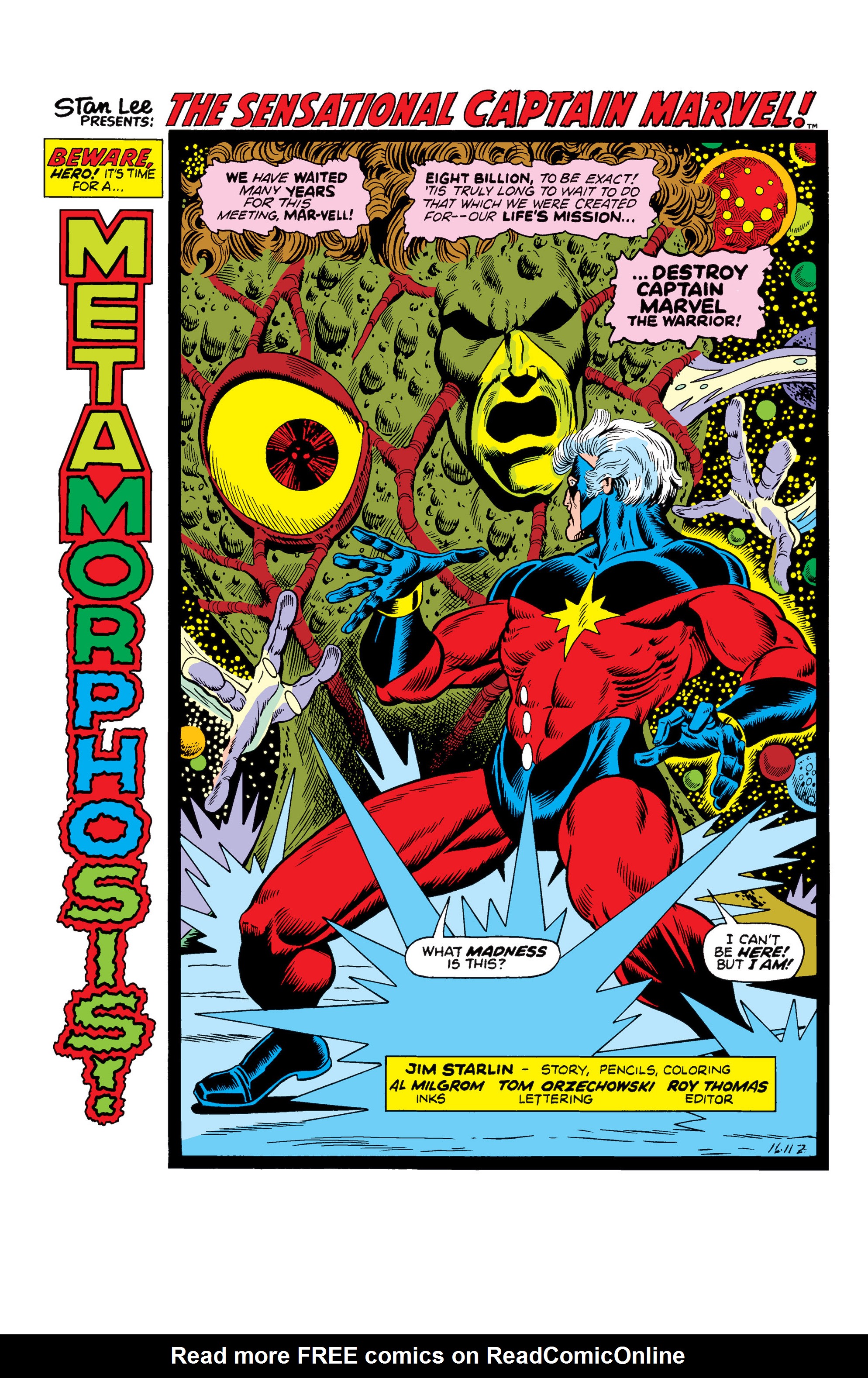 Read online Captain Marvel by Jim Starlin comic -  Issue # TPB (Part 1) - 111