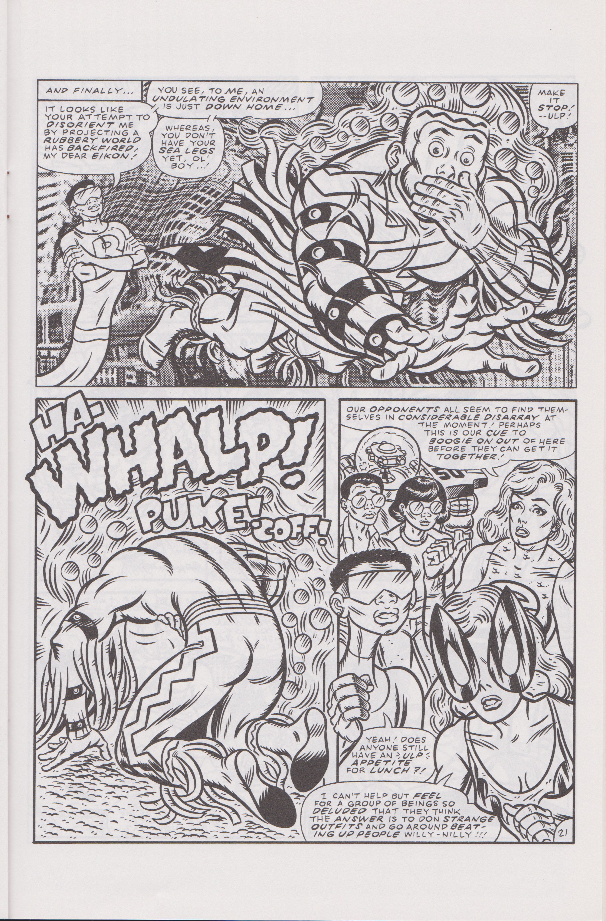 Read online Don Simpson's Bizarre Heroes comic -  Issue #6 - 23