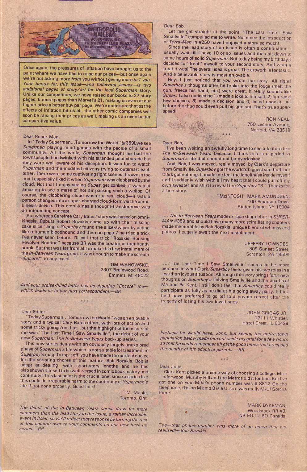 Read online Superman (1939) comic -  Issue #364 - 29