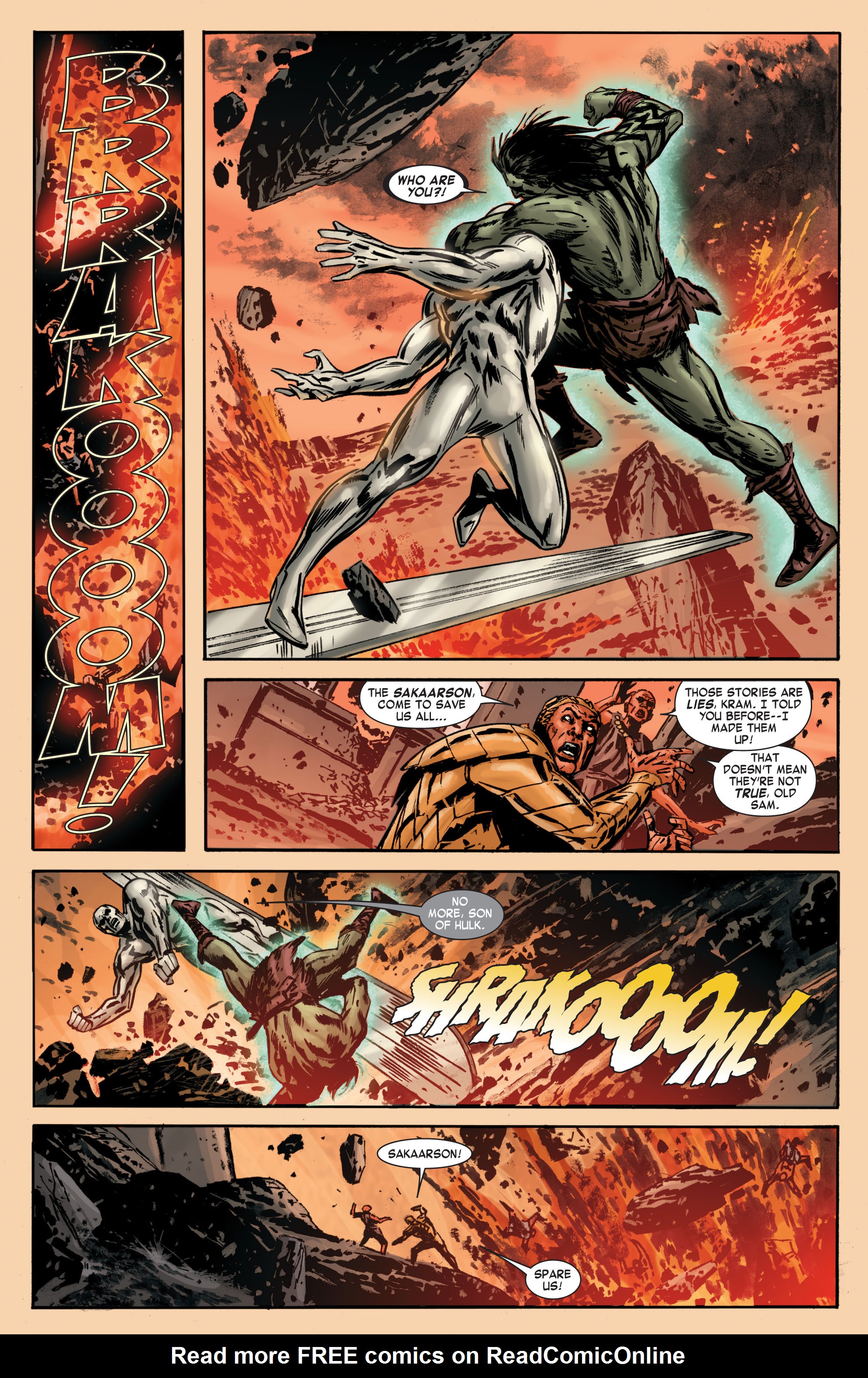 Read online Skaar: Son of Hulk comic -  Issue #7 - 15