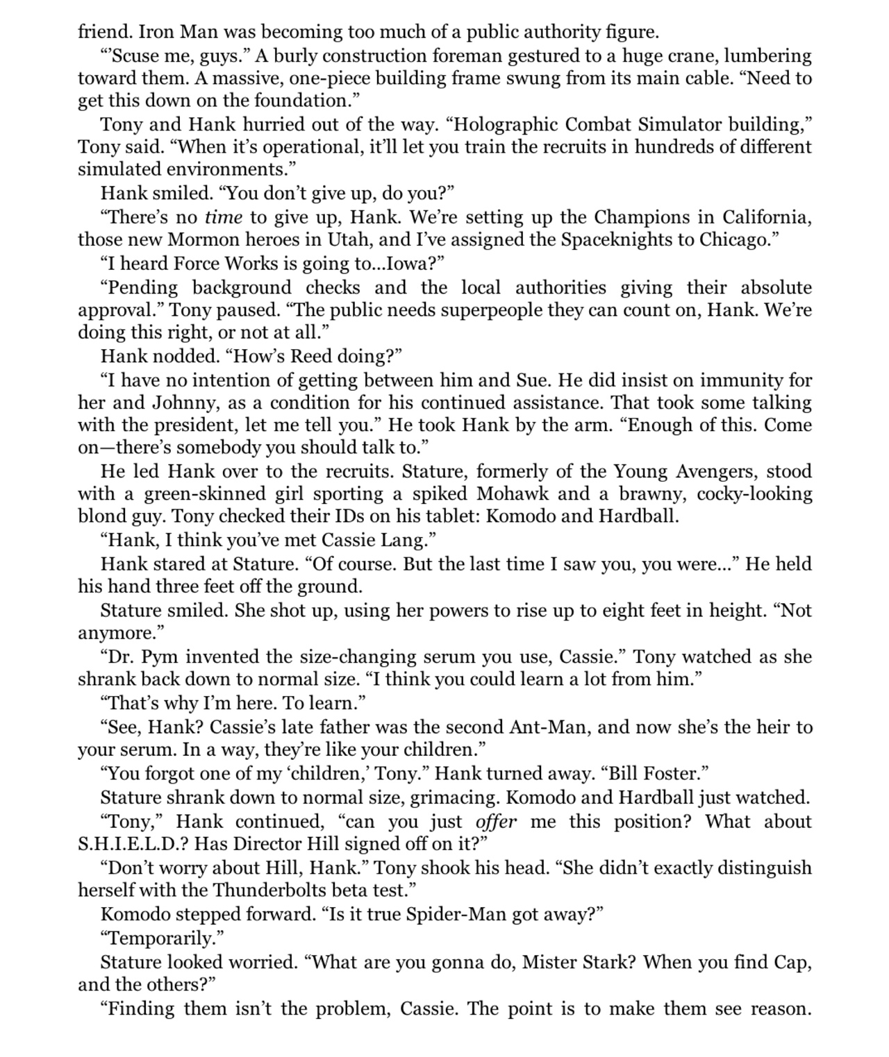 Read online Civil War Prose Novel comic -  Issue # TPB (Part 2) - 55