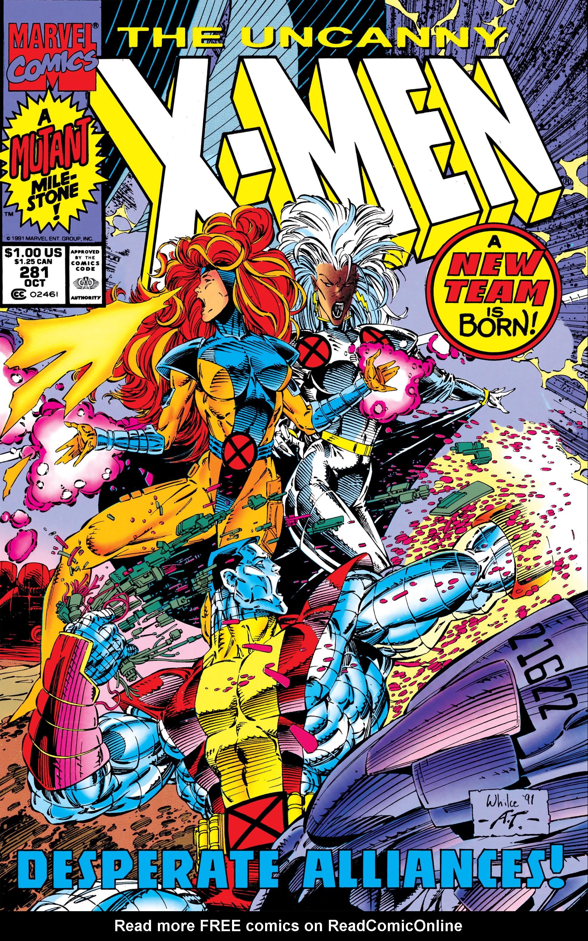 Read online Uncanny X-Men (1963) comic -  Issue #281 - 1