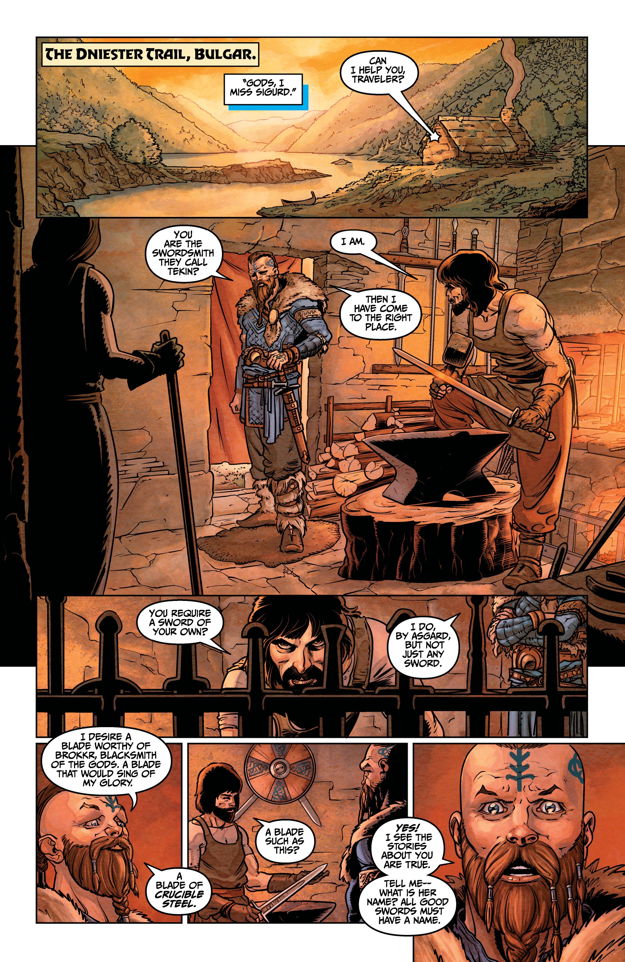 Read online Assassin's Creed Valhalla: Song of Glory comic -  Issue #1 - 8