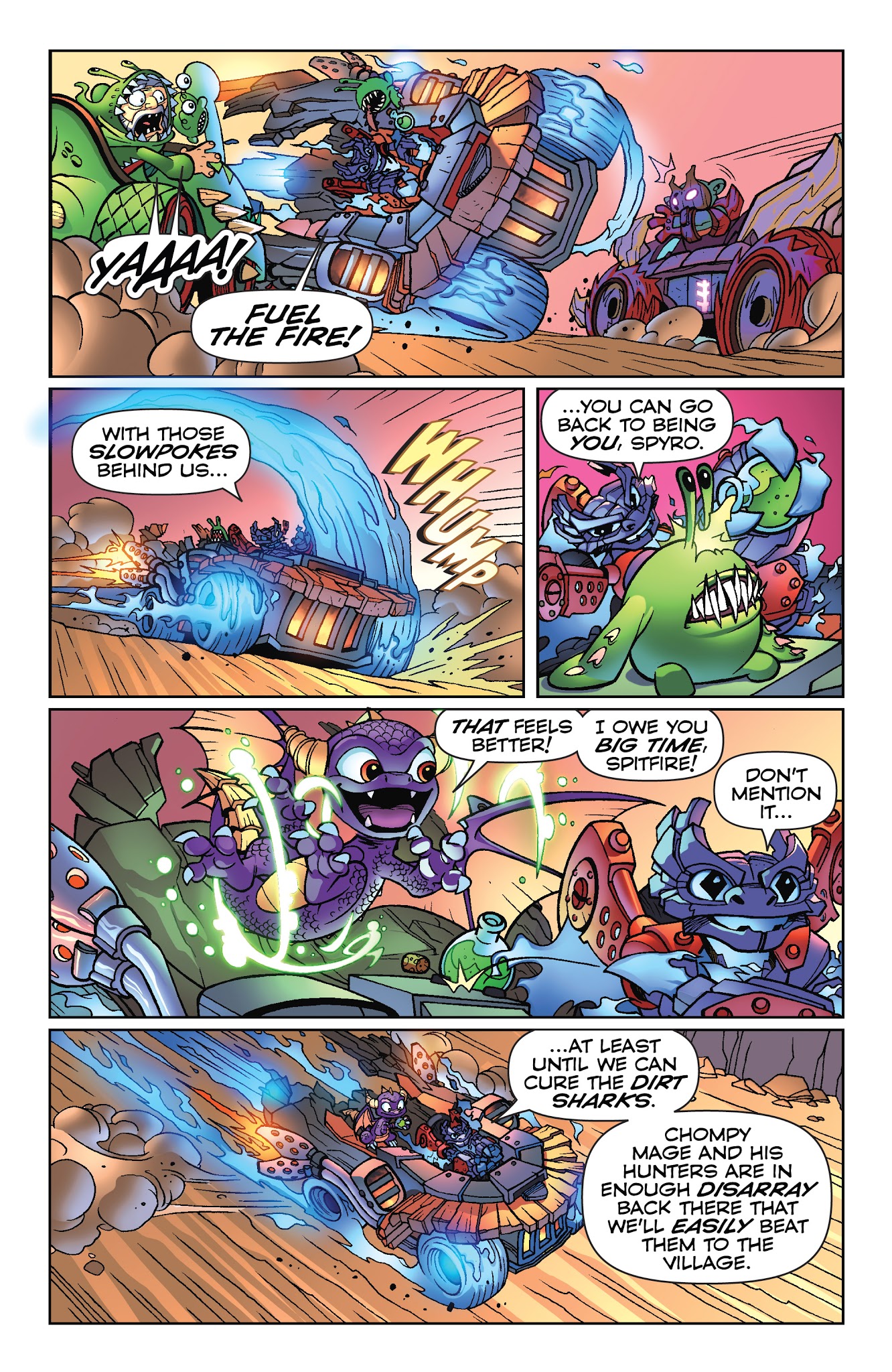 Read online Skylanders Quarterly-Spyro & Friends: Biting Back comic -  Issue # Full - 14