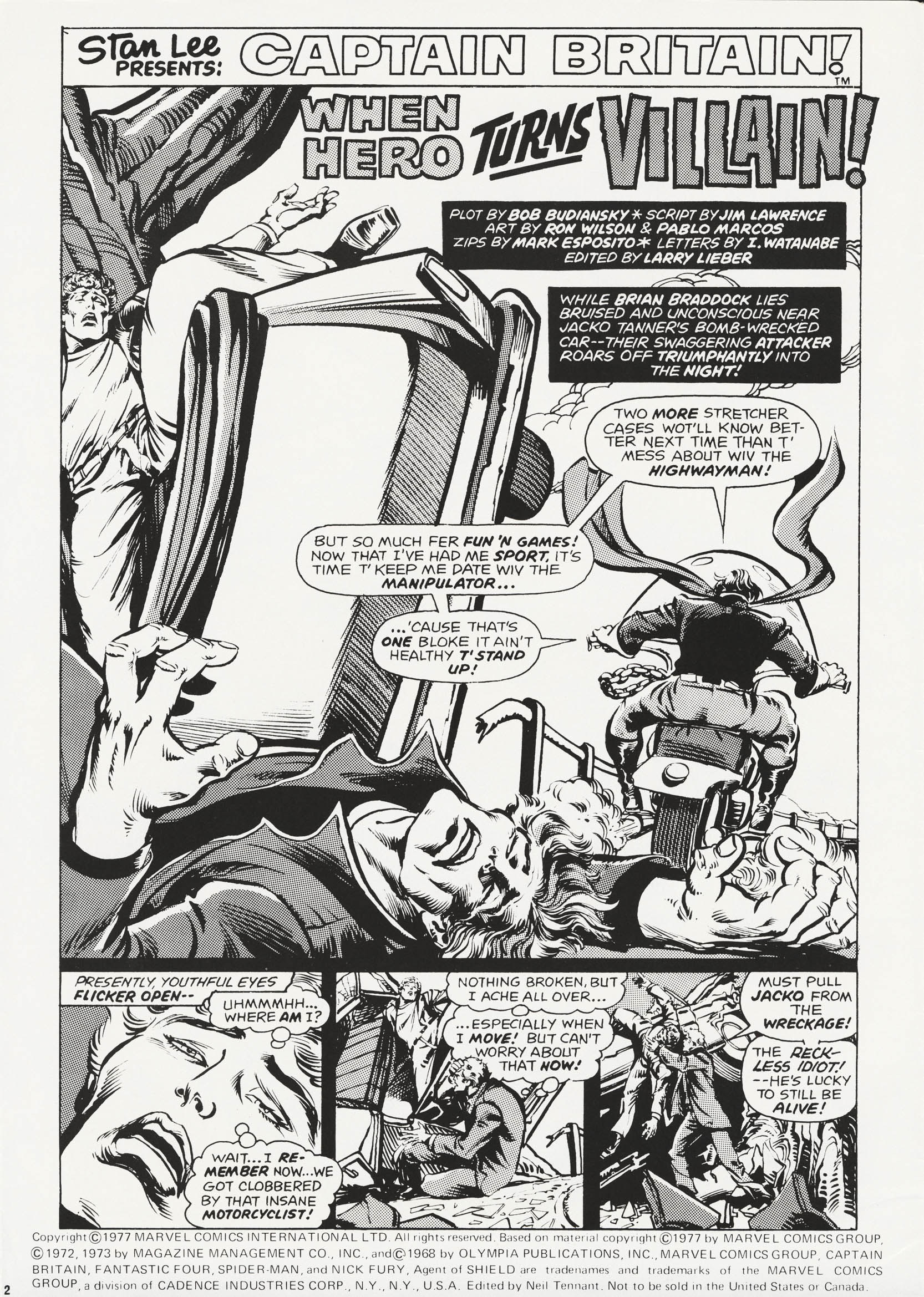 Read online Captain Britain (1976) comic -  Issue #38 - 2