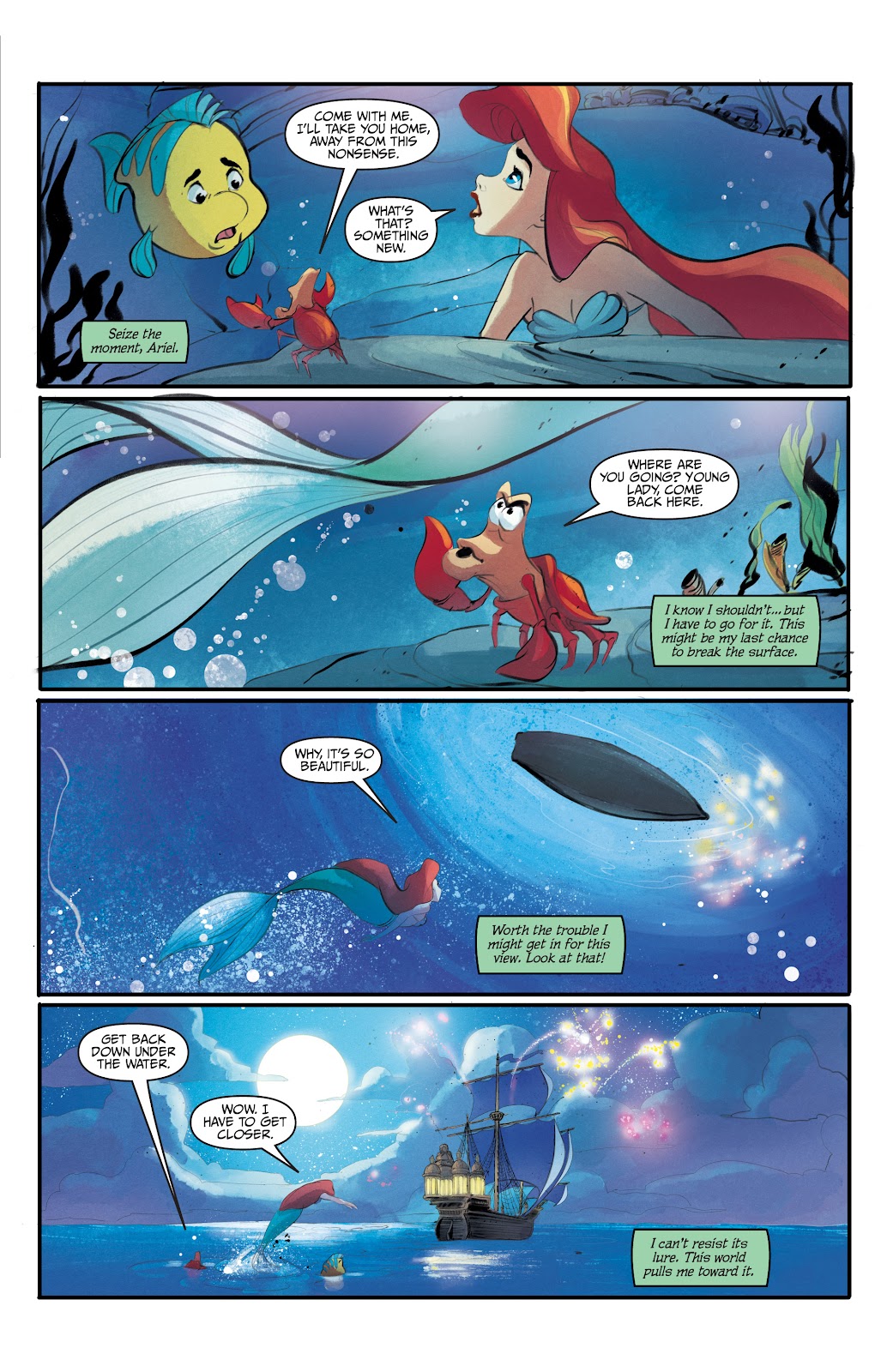 Read online Disney The Little Mermaid comic Issue 1