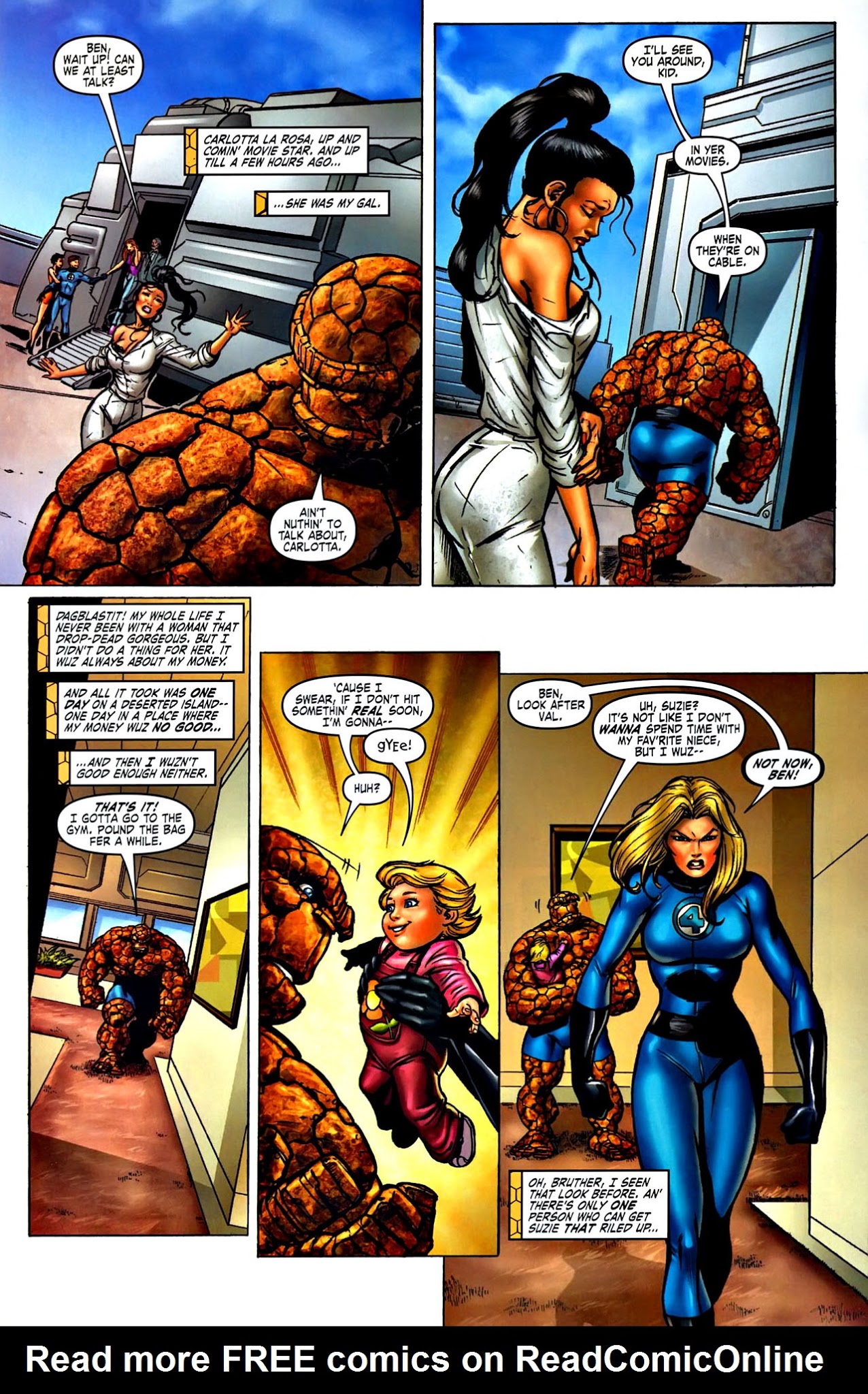 Read online The Thing (2006) comic -  Issue #4 - 7