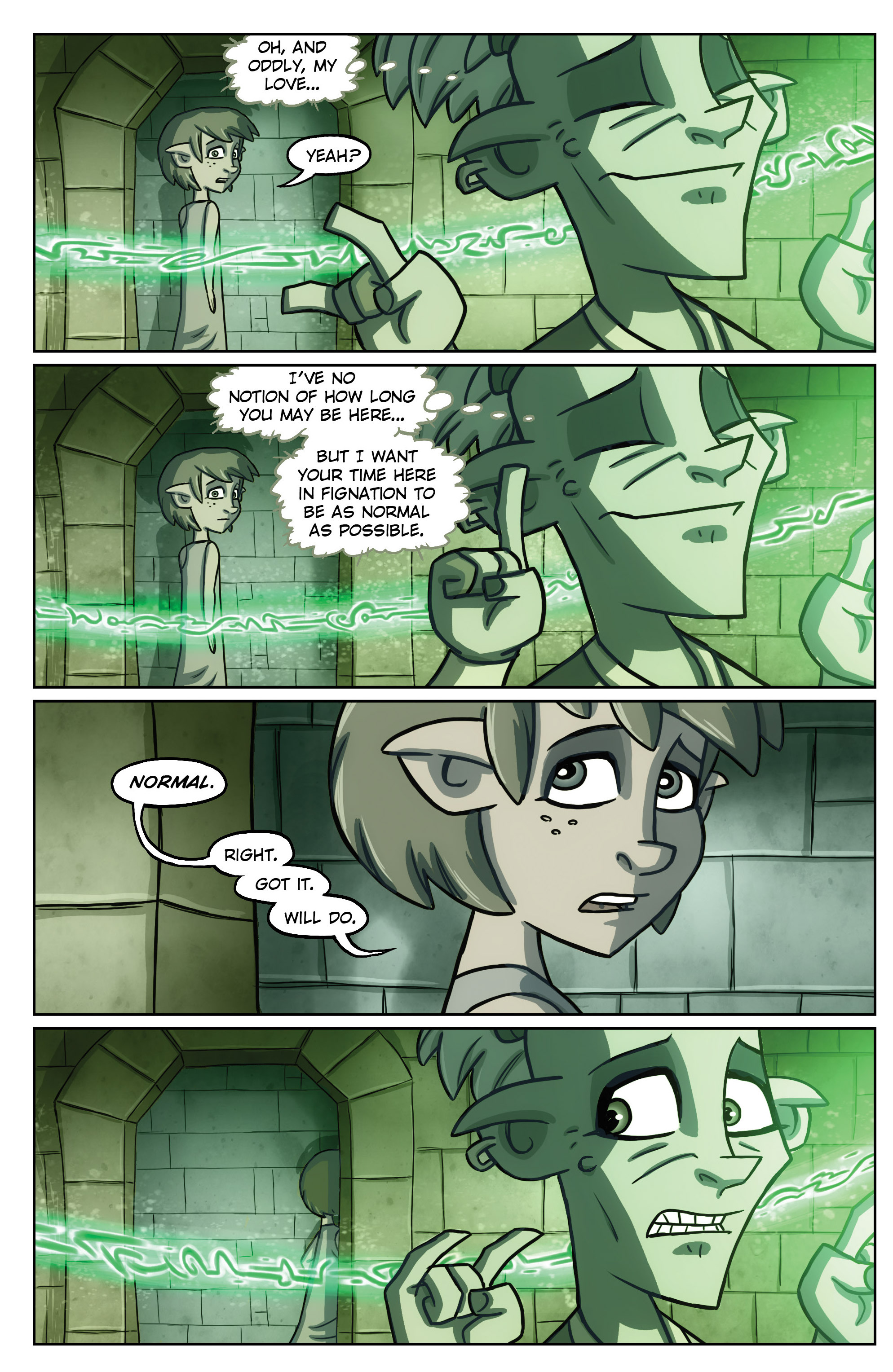 Read online Oddly Normal (2014) comic -  Issue #3 - 10
