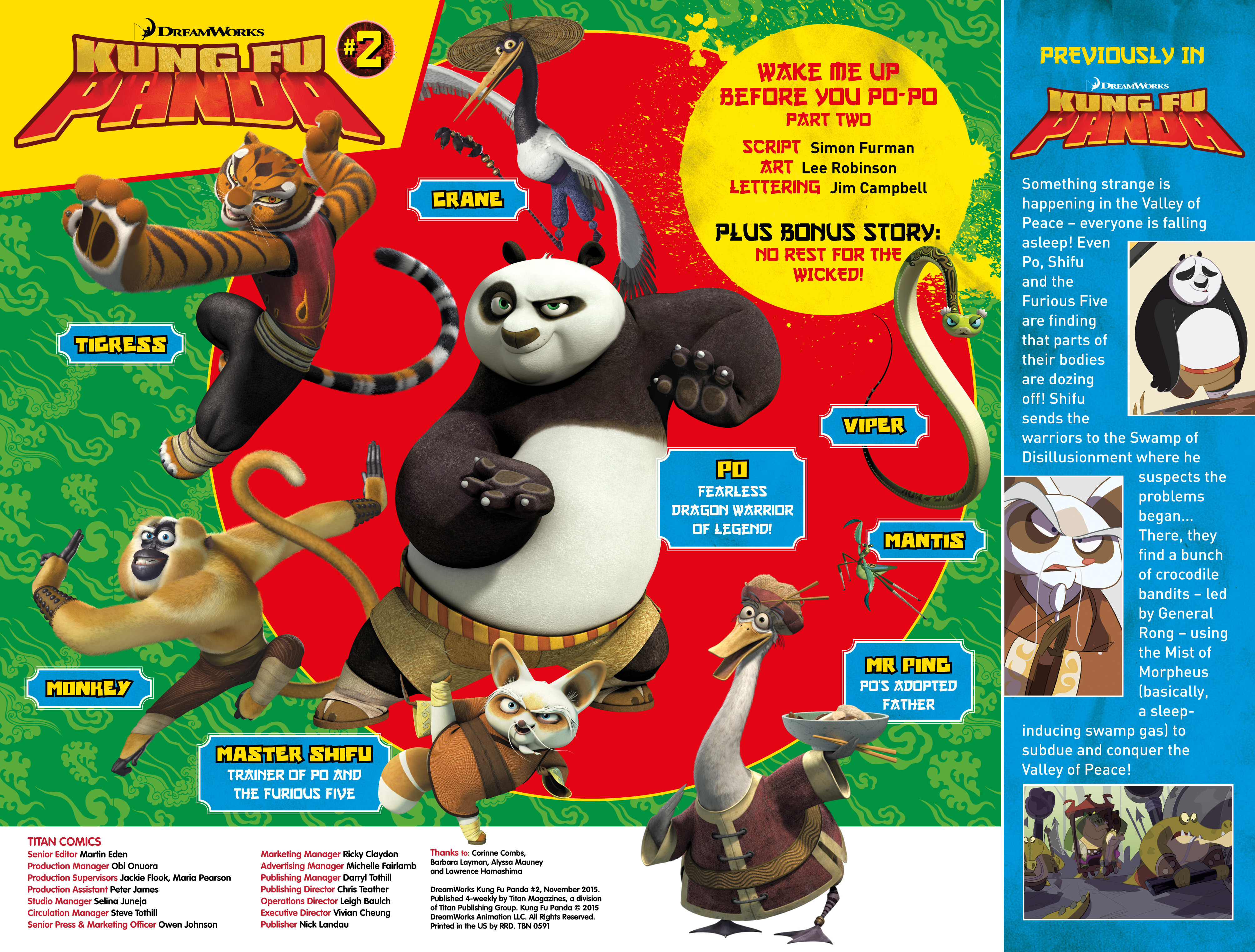 Read online DreamWorks Kung Fu Panda comic -  Issue #2 - 2