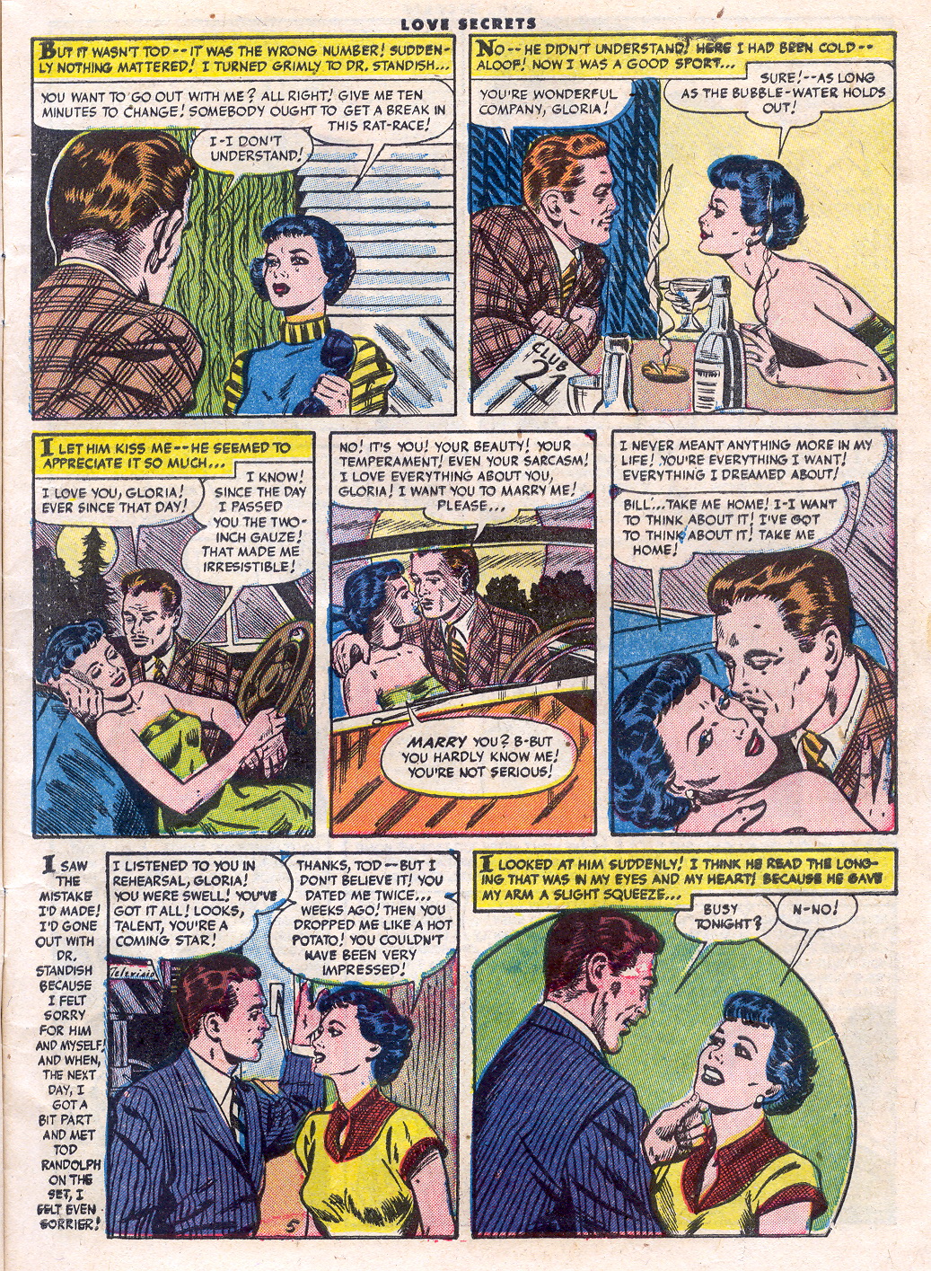 Read online Love Secrets (1953) comic -  Issue #35 - 7