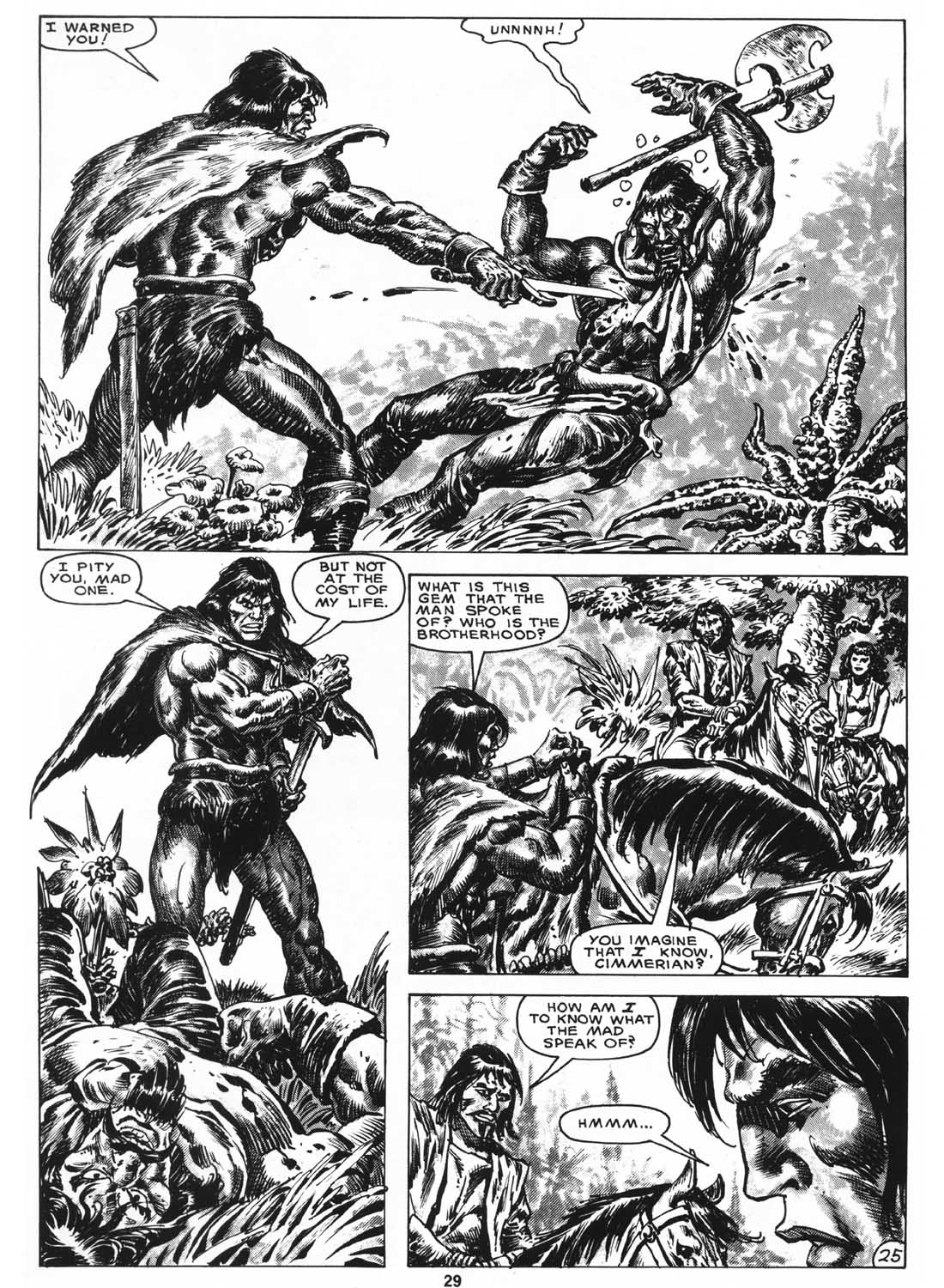Read online The Savage Sword Of Conan comic -  Issue #158 - 31