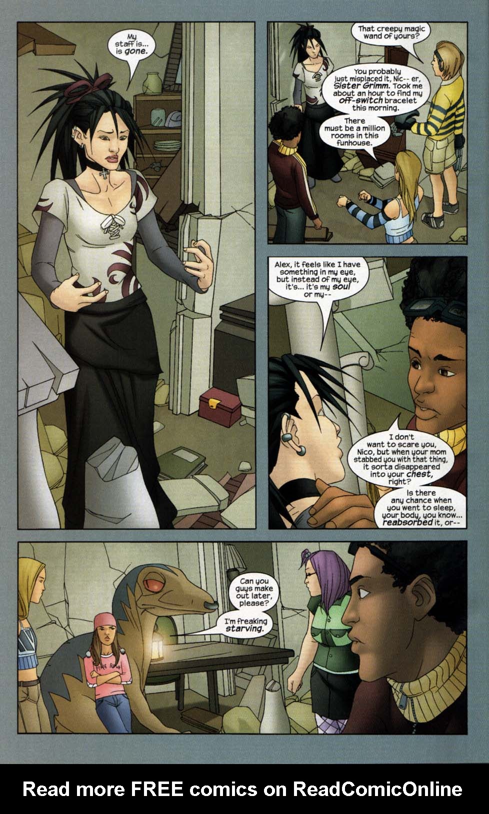 Read online Runaways (2003) comic -  Issue #7 - 13