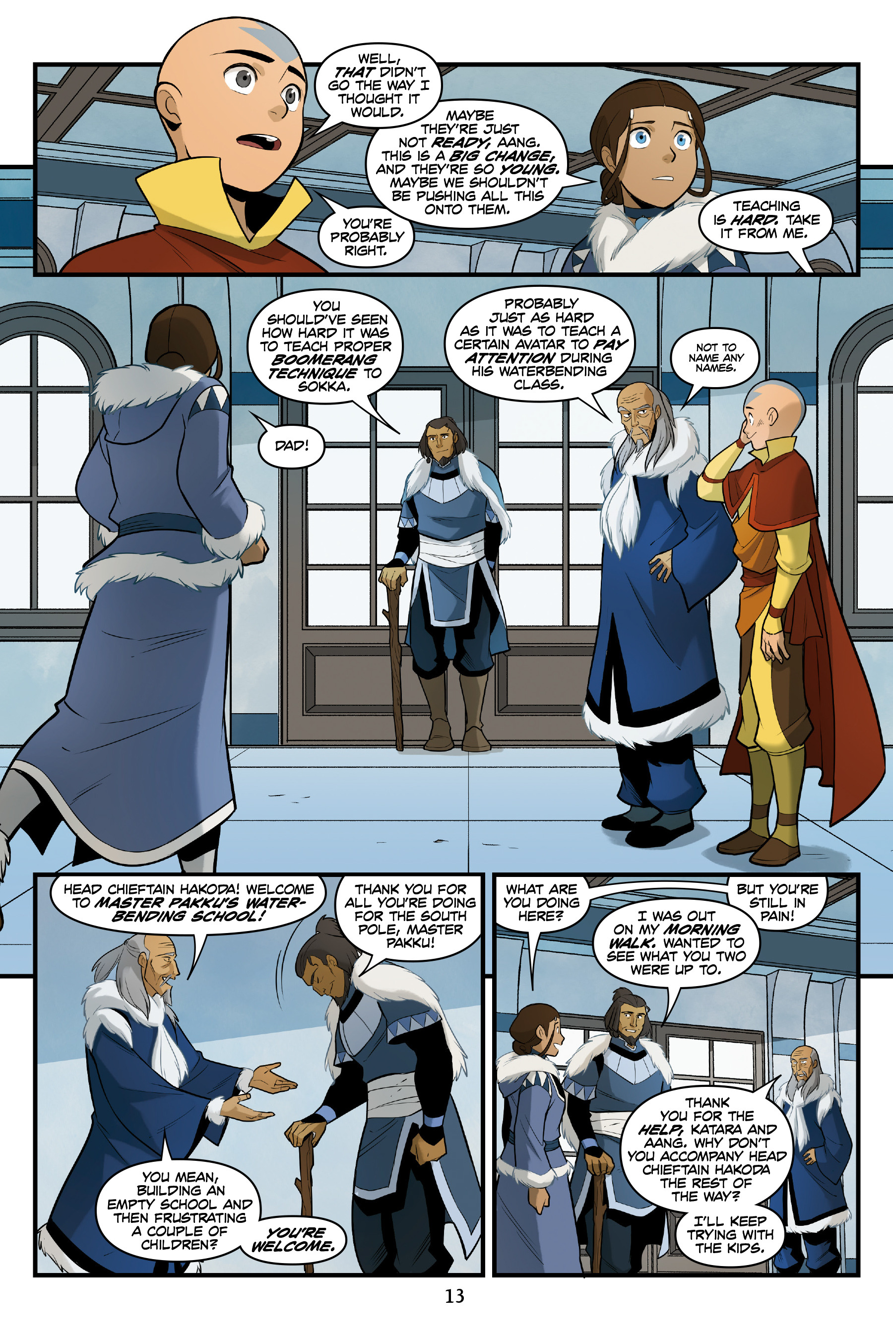 Read online Nickelodeon Avatar: The Last Airbender - North and South comic -  Issue #3 - 14