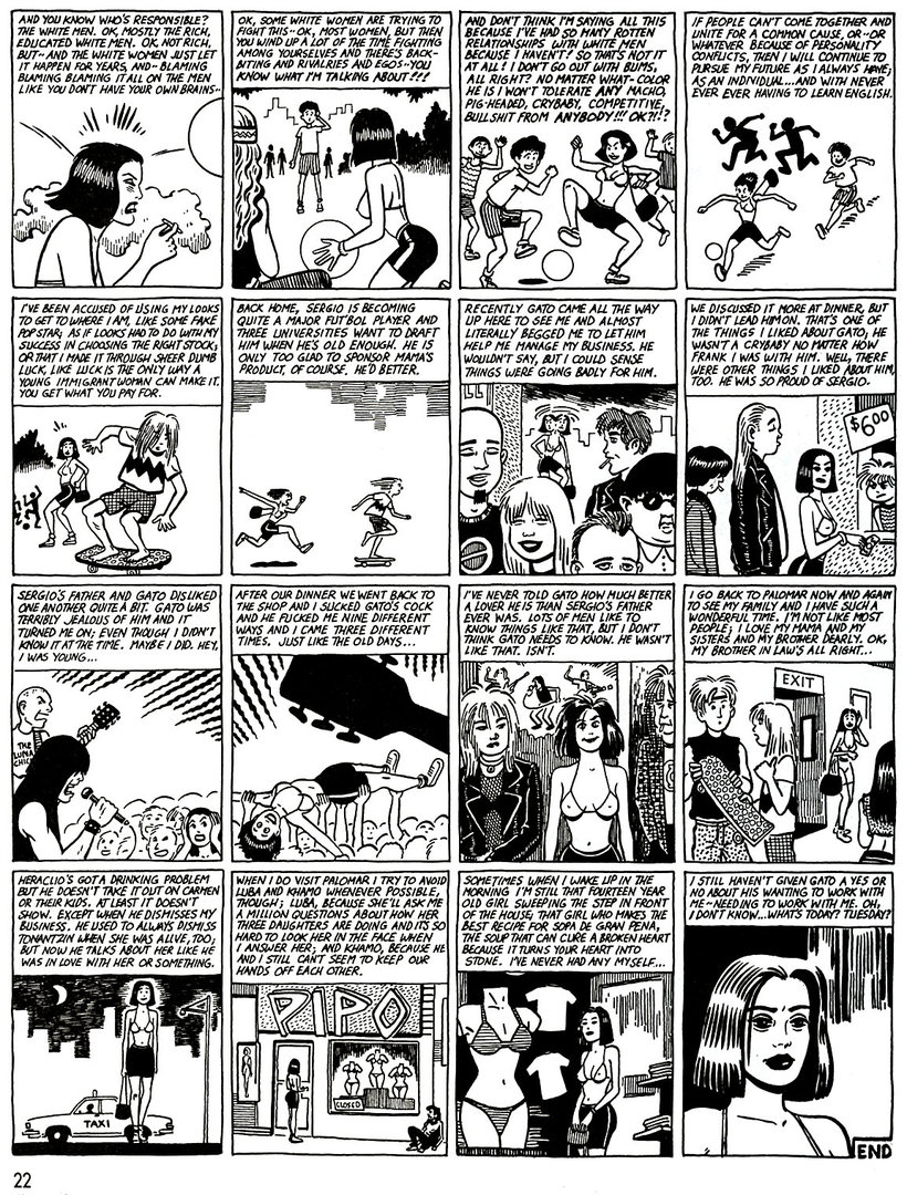 Read online Love and Rockets (1982) comic -  Issue #43 - 24