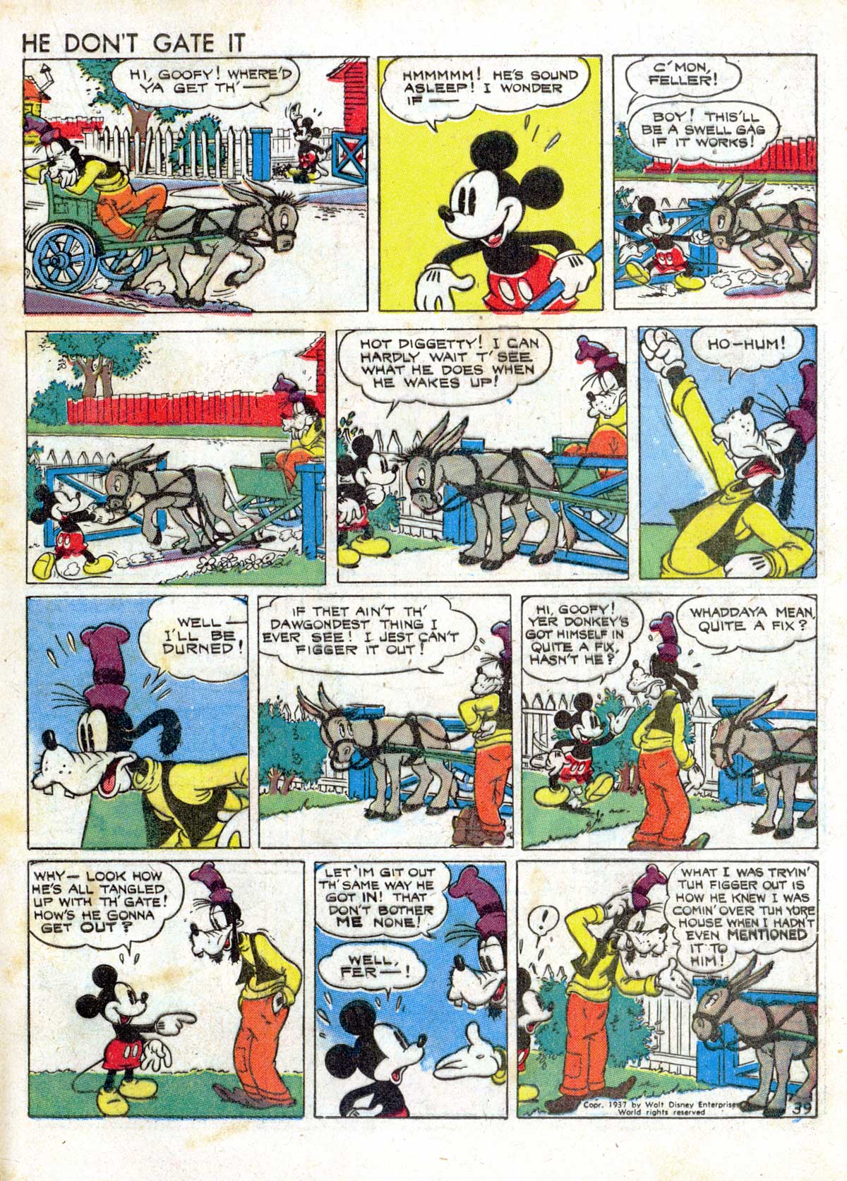 Read online Walt Disney's Comics and Stories comic -  Issue #3 - 49