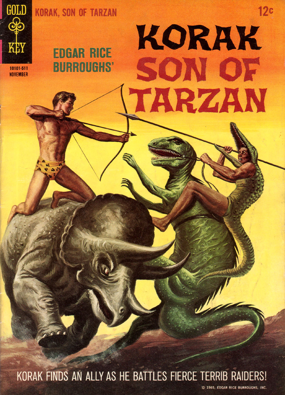 Read online Korak, Son of Tarzan (1964) comic -  Issue #11 - 1