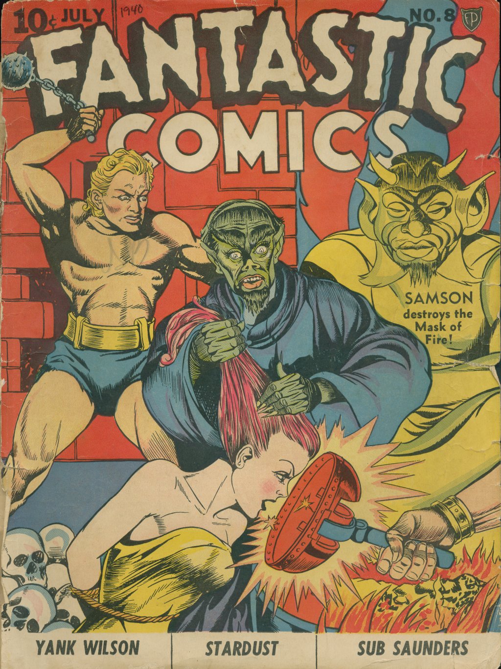 Read online Fantastic Comics comic -  Issue #8 - 1
