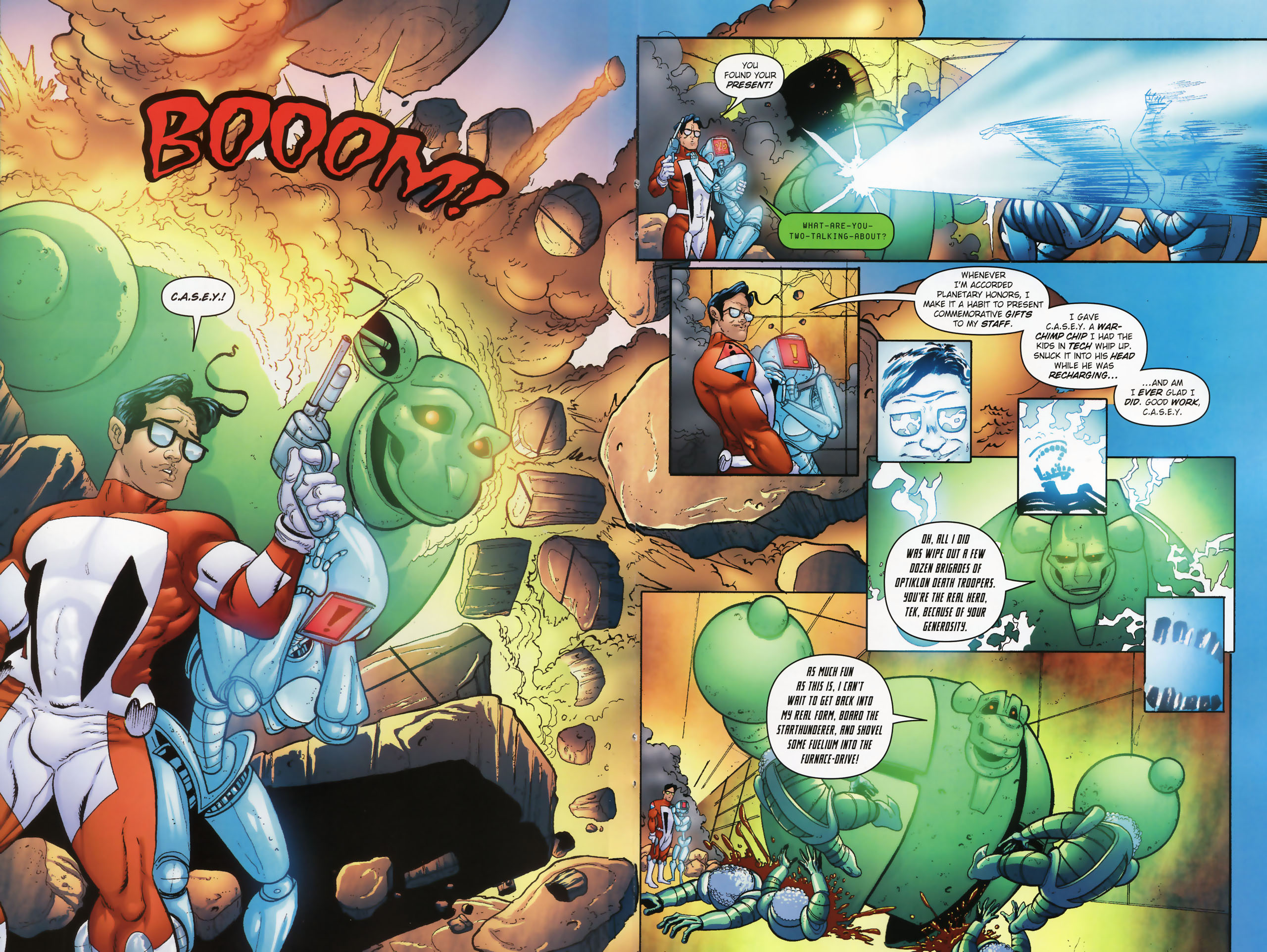 Read online Stephen Colbert's Tek Jansen comic -  Issue #3 - 16