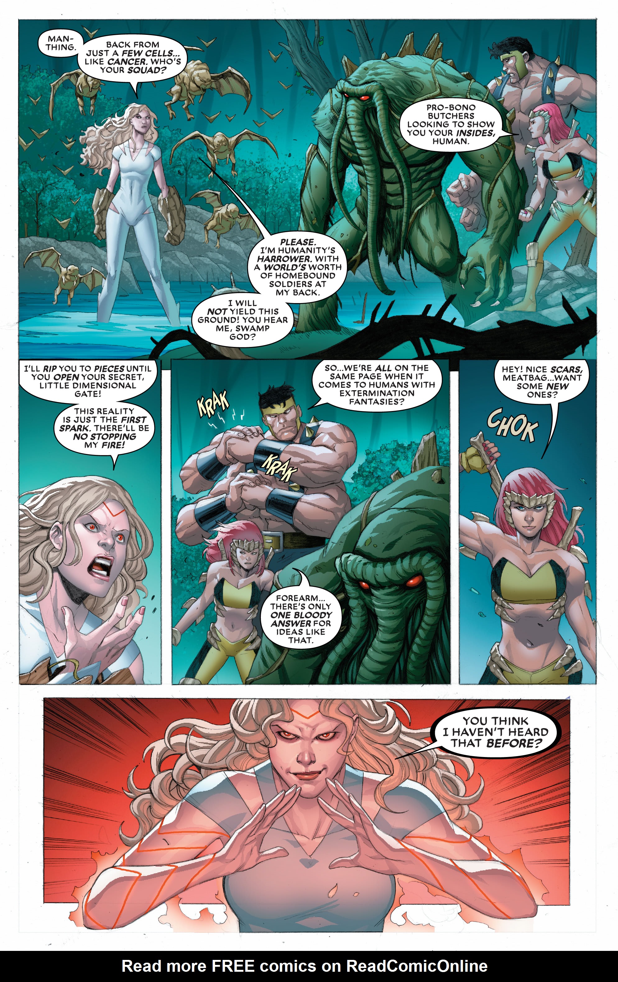 Read online Curse Of The Man-Thing comic -  Issue # X-Men - 19