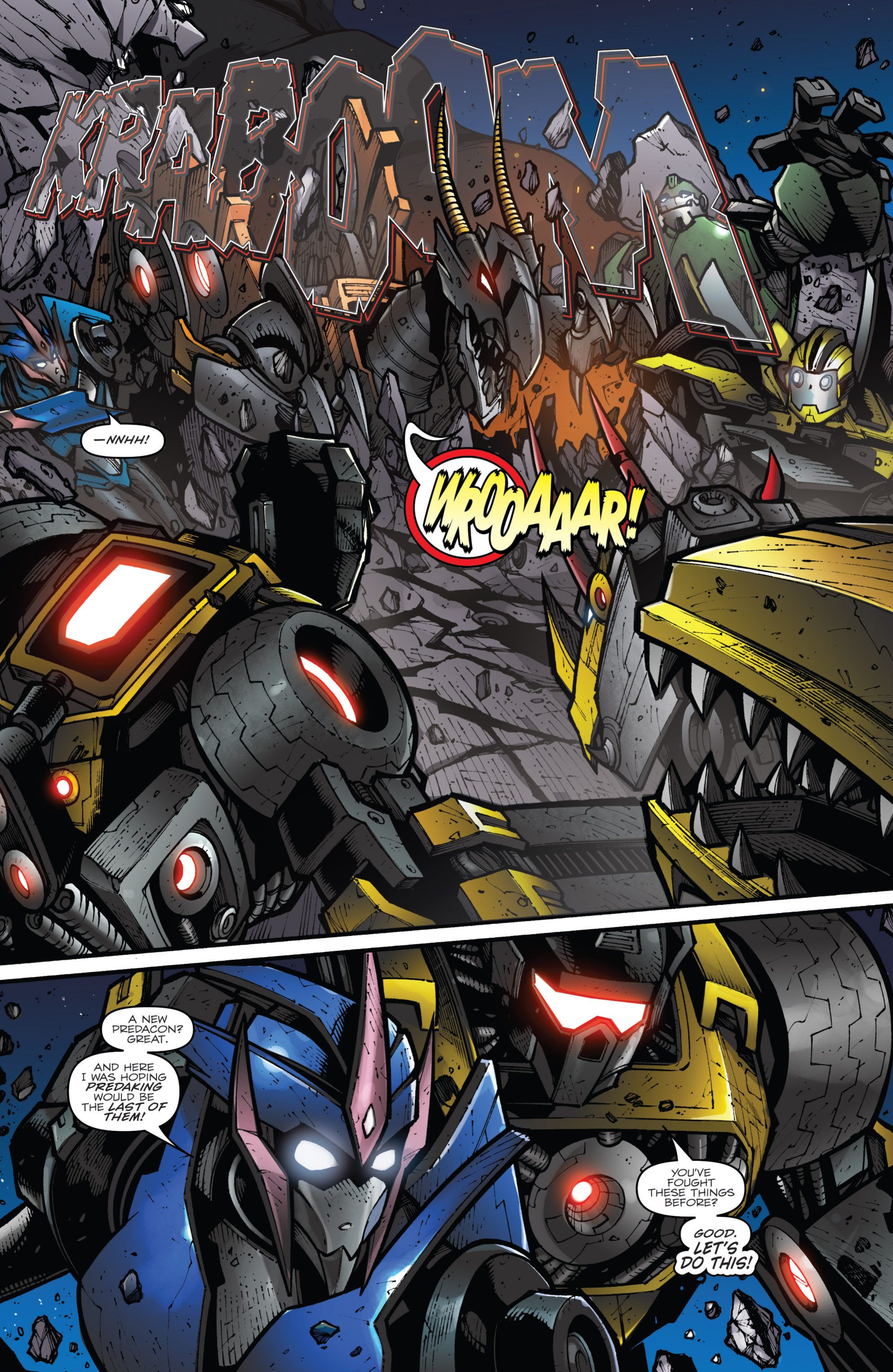 Read online Transformers Prime: Beast Hunters comic -  Issue #8 - 9