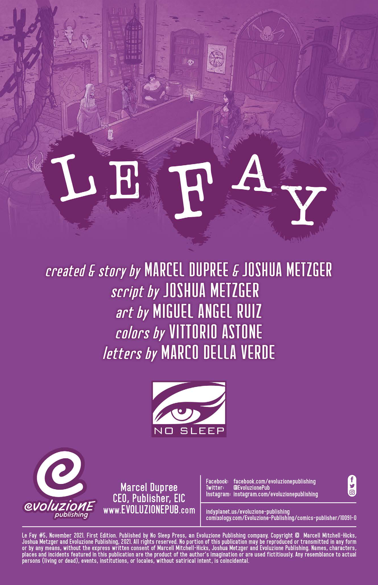 Read online Le Fay comic -  Issue #5 - 2