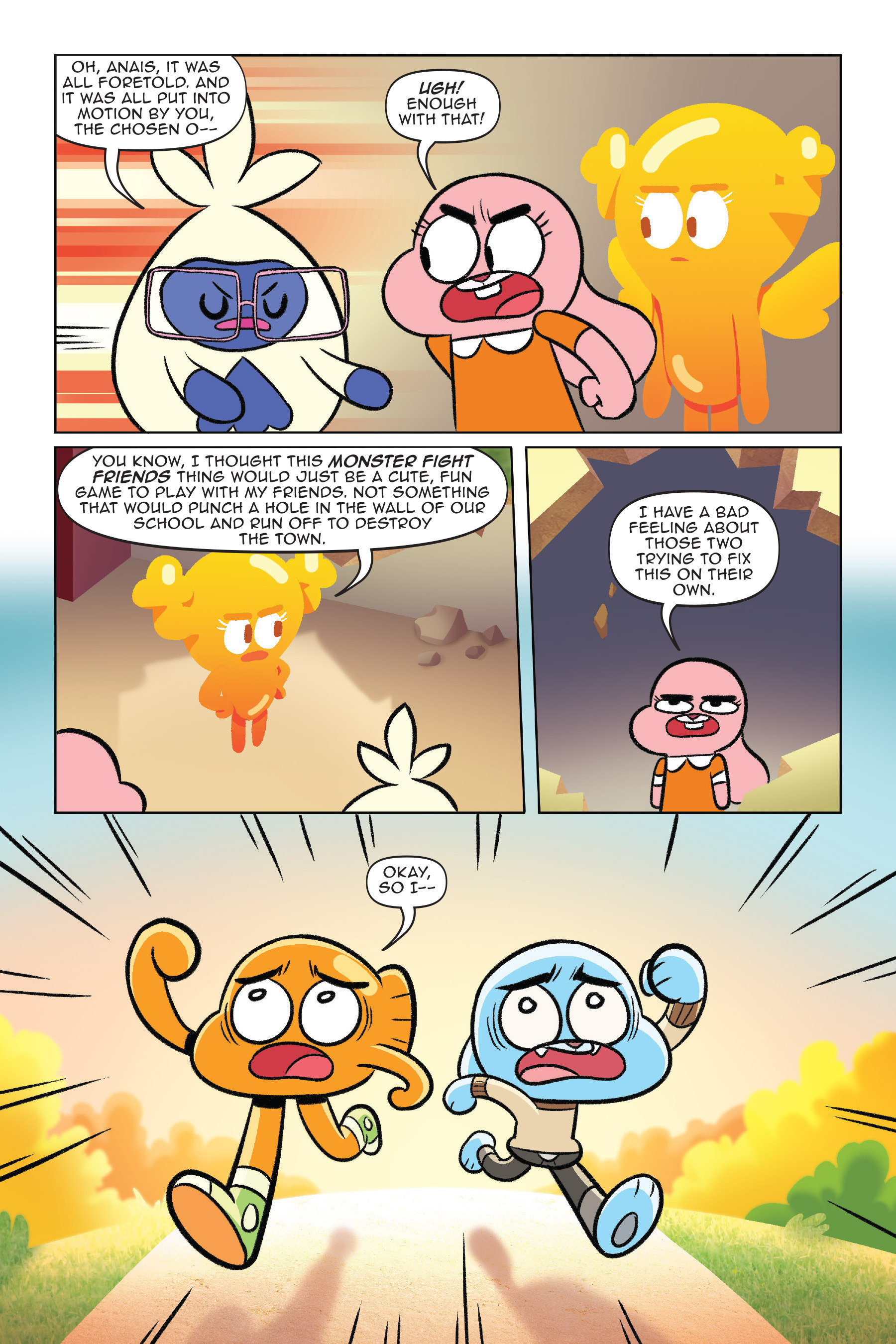 Read online The Amazing World of Gumball: Cheat Code comic -  Issue # Full - 72