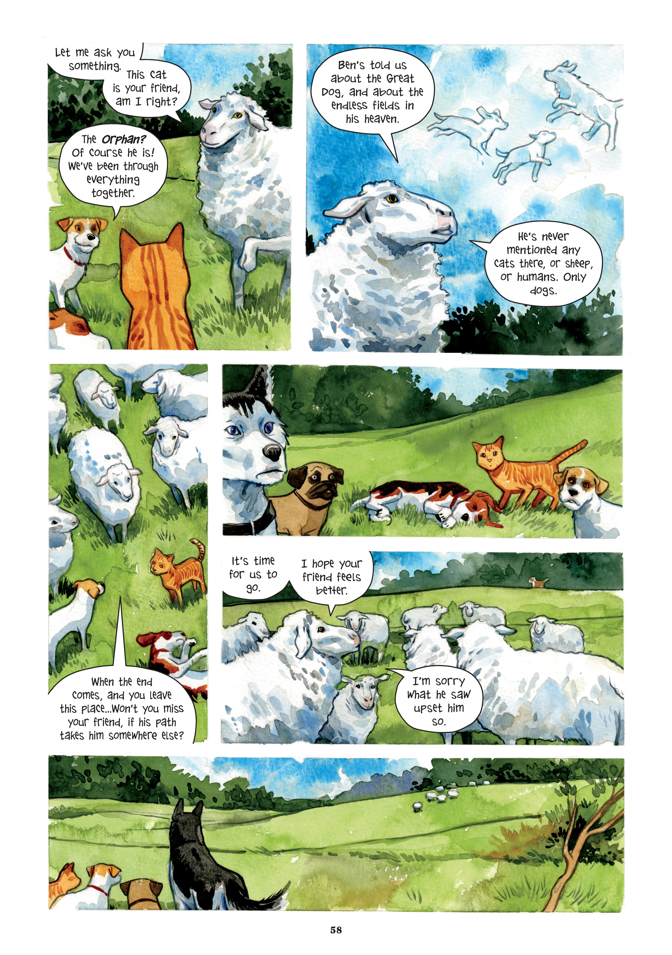 Read online Beasts of Burden: Neighborhood Watch (2019) comic -  Issue # TPB (Part 1) - 59