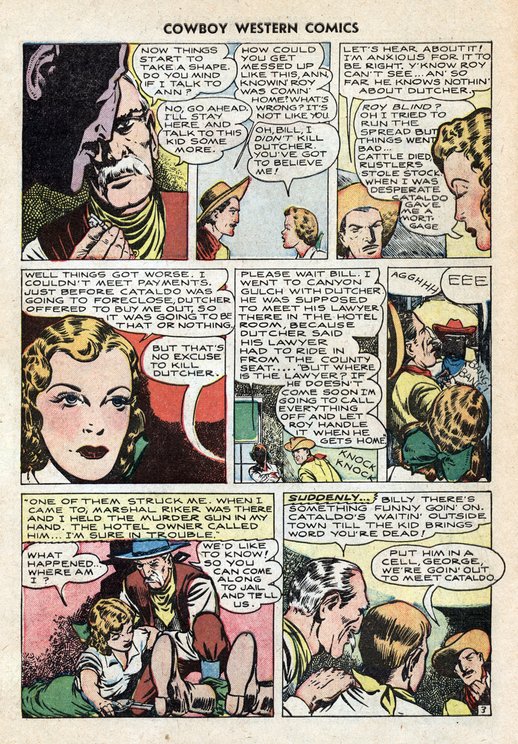 Read online Cowboy Western Comics (1948) comic -  Issue #25 - 10
