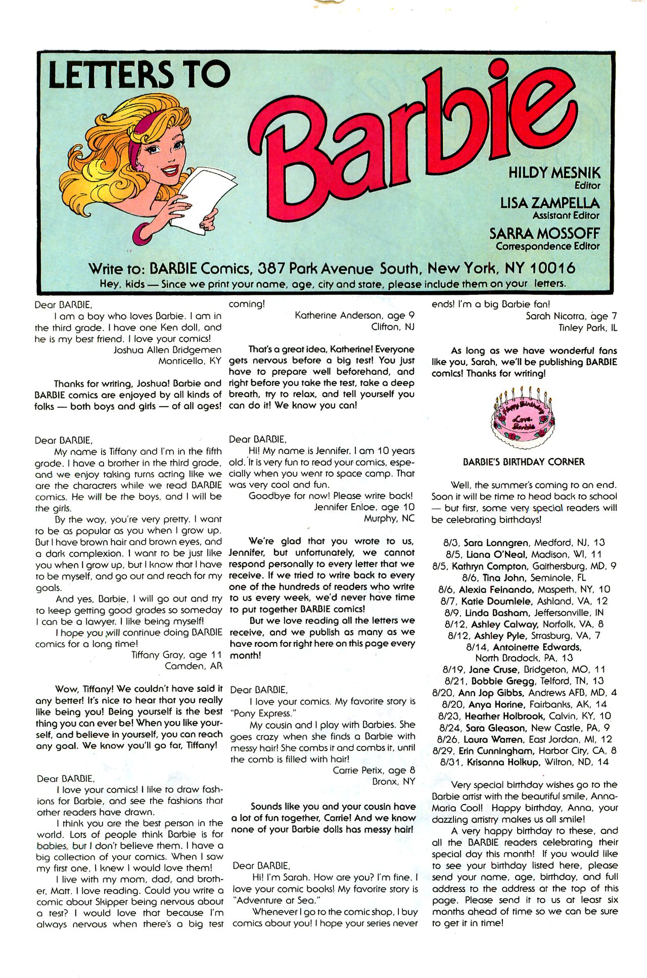 Read online Barbie comic -  Issue #58 - 34