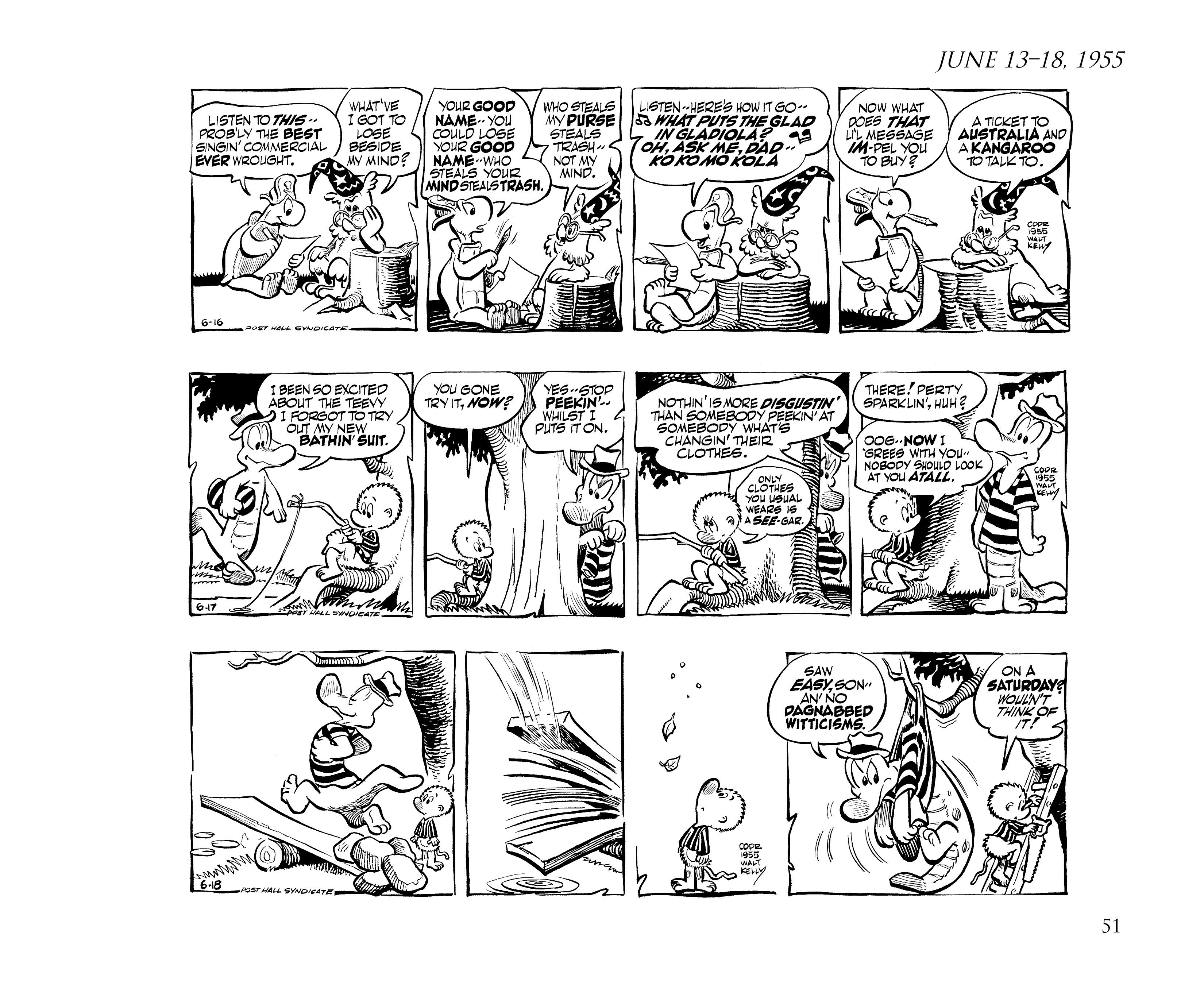 Read online Pogo by Walt Kelly: The Complete Syndicated Comic Strips comic -  Issue # TPB 4 (Part 1) - 63