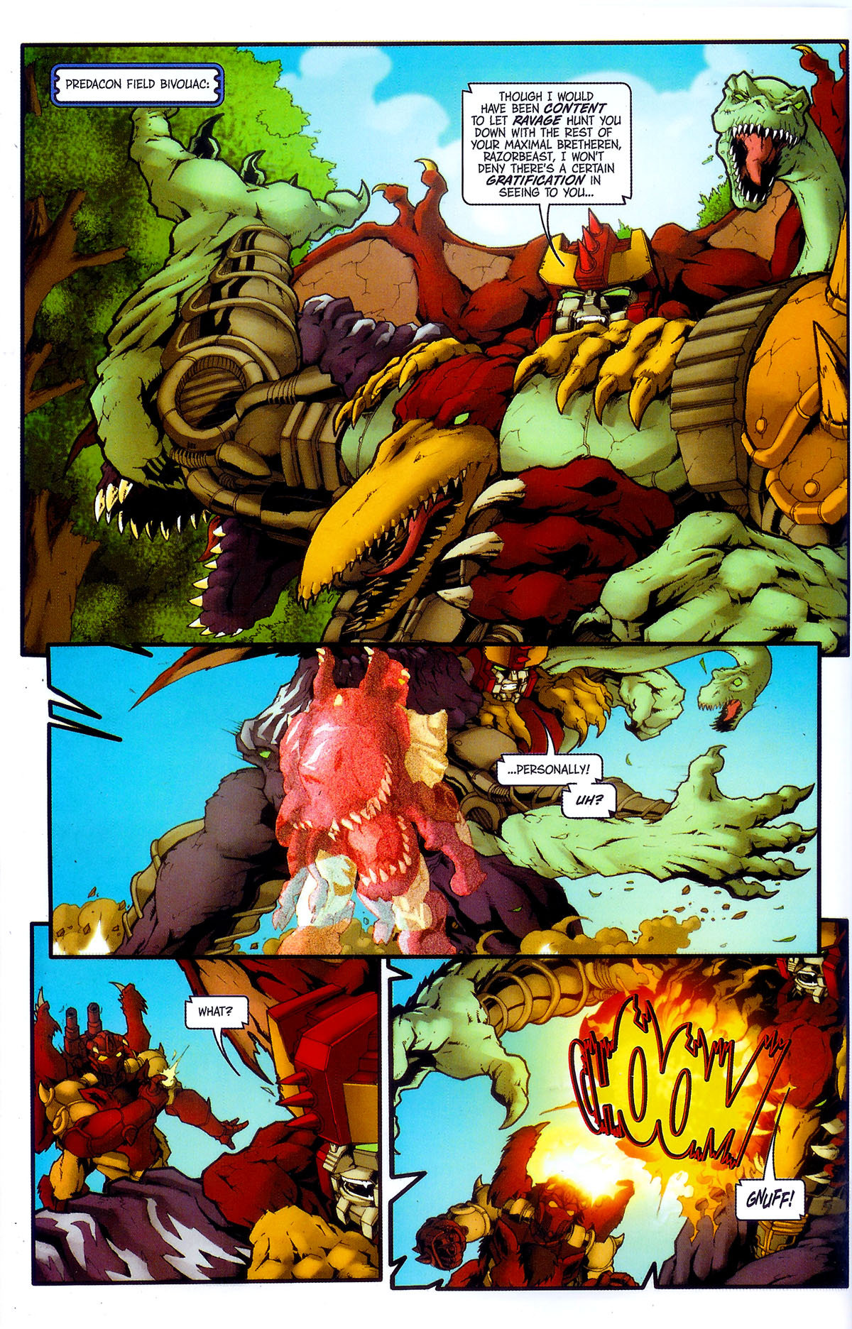 Read online Transformers, Beast Wars: The Gathering comic -  Issue #4 - 17