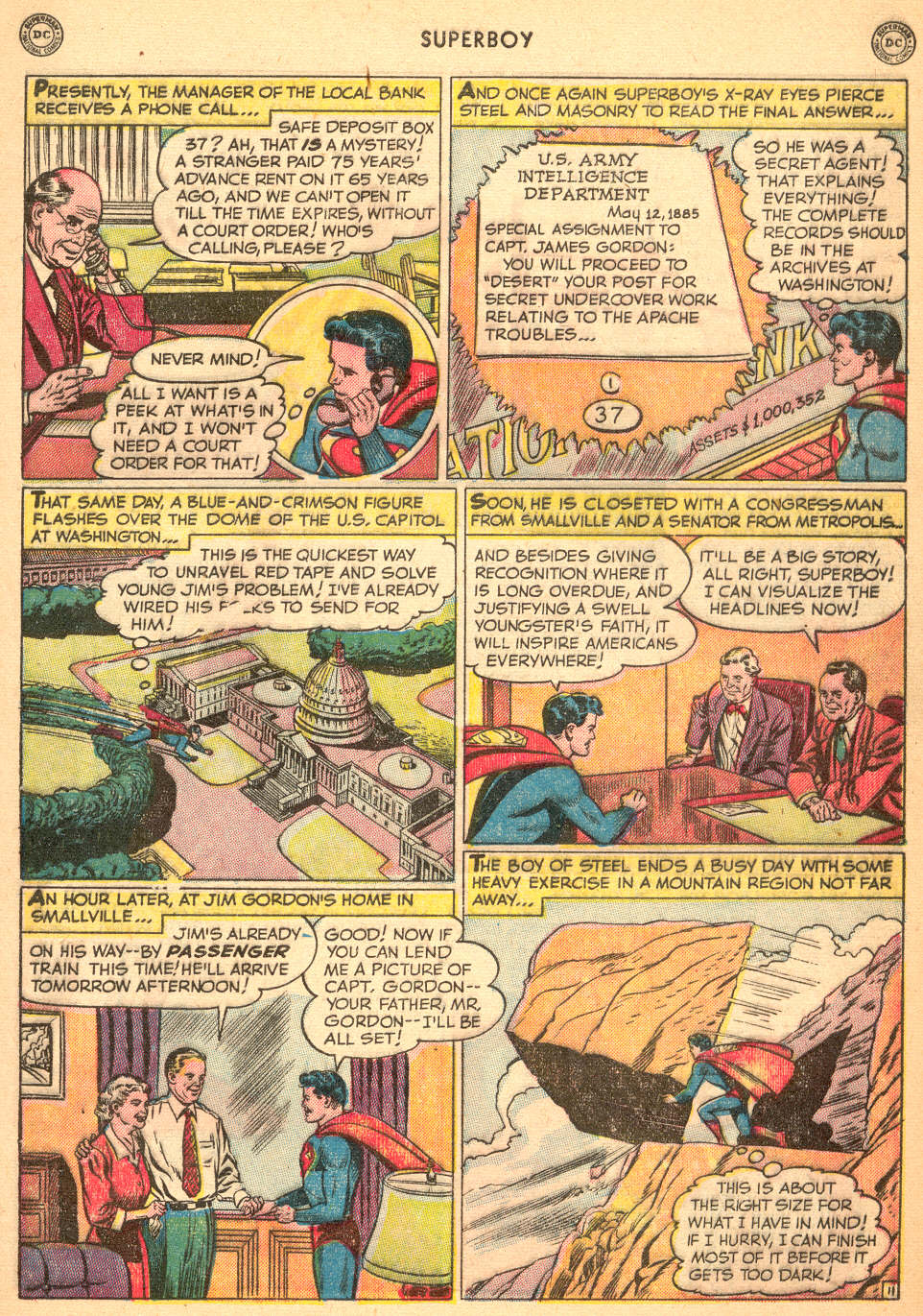 Read online Superboy (1949) comic -  Issue #12 - 12