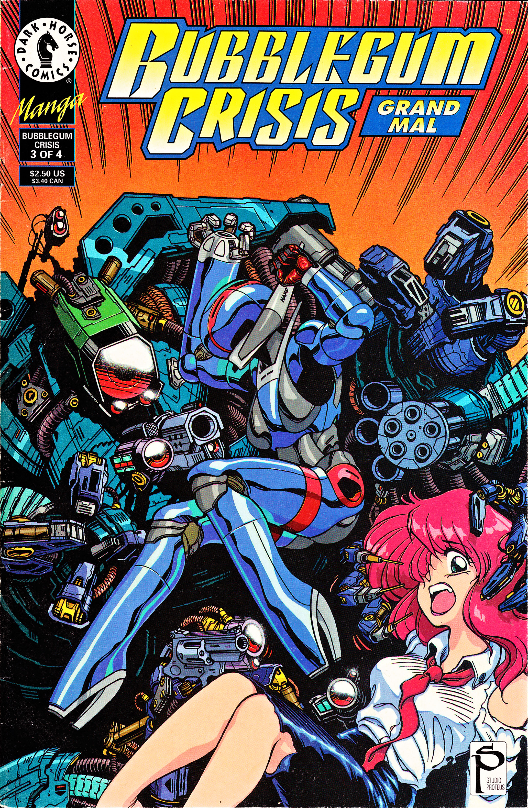 Read online Bubblegum Crisis: Grand Mal comic -  Issue #3 - 1