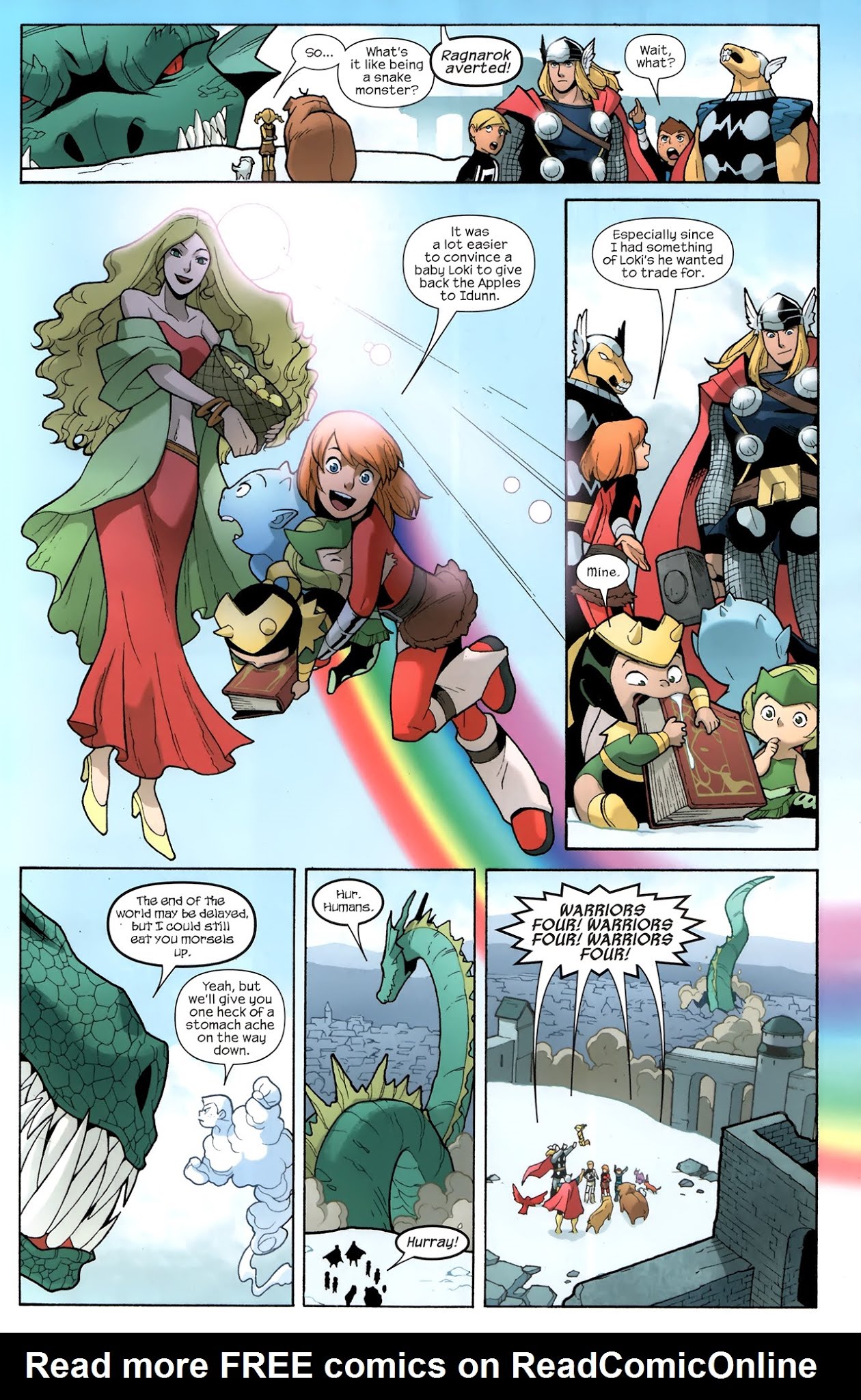 Read online Thor and the Warriors Four comic -  Issue #4 - 19