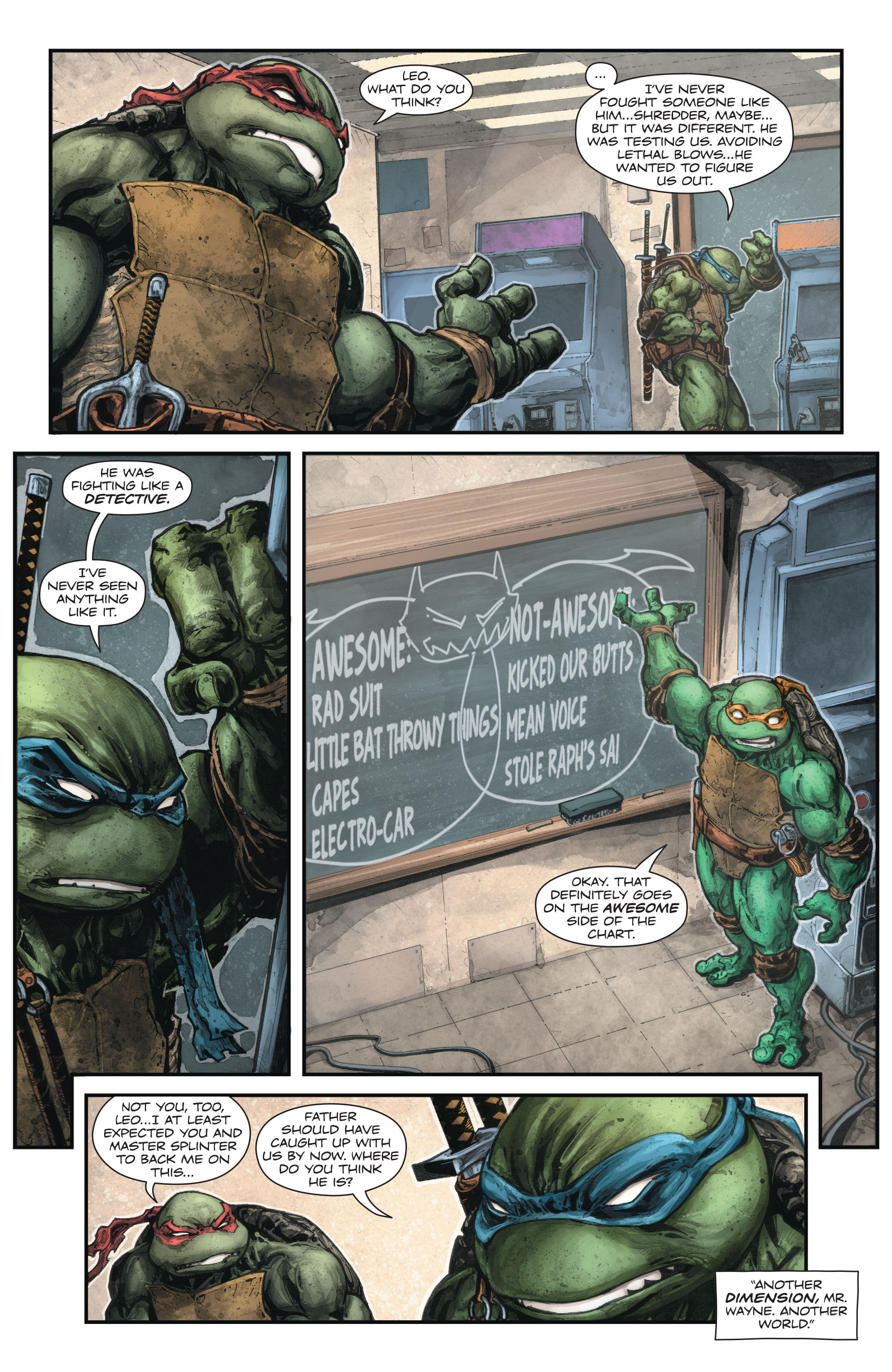 Read online Batman/Teenage Mutant Ninja Turtles comic -  Issue #2 - 14