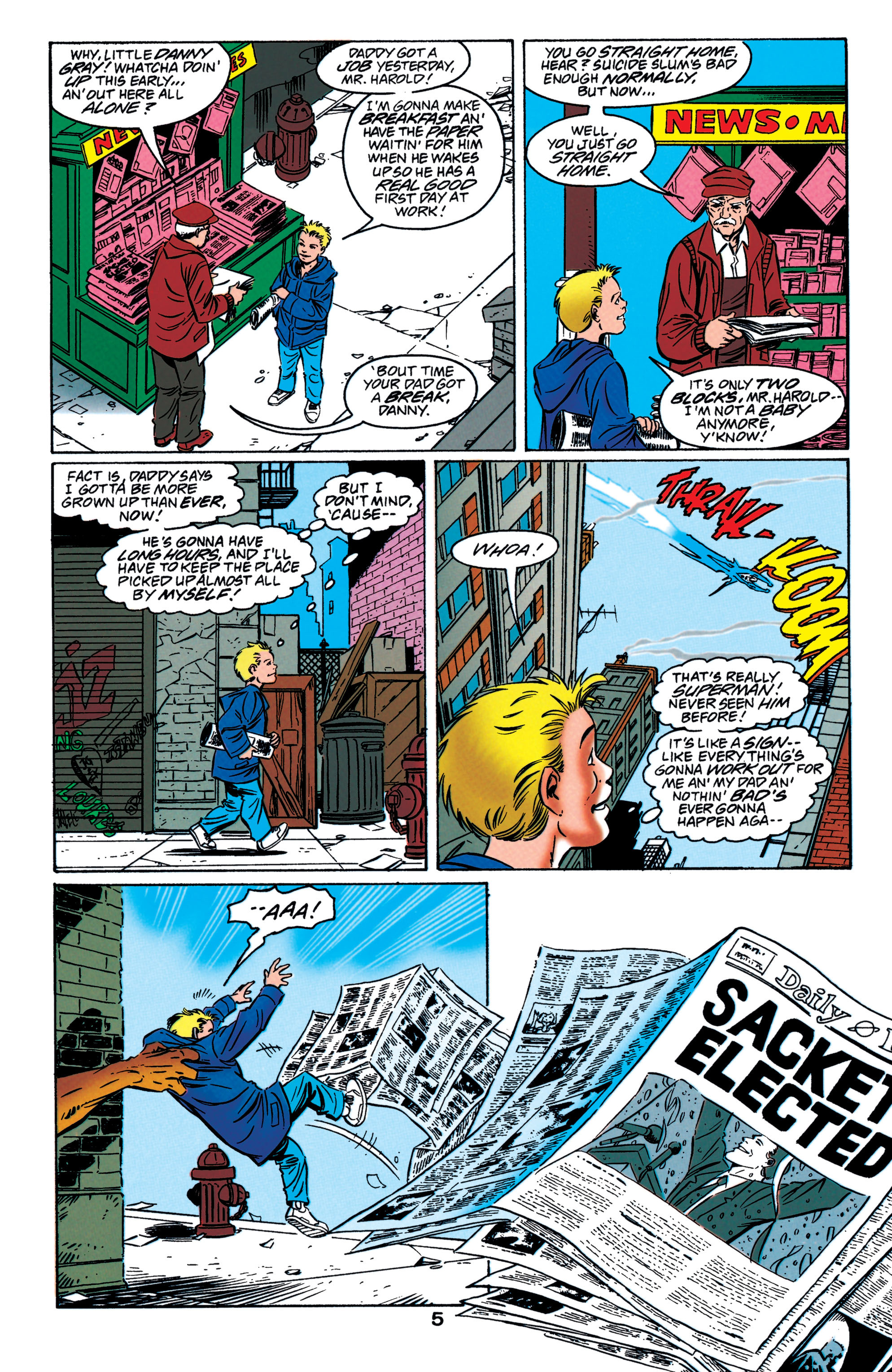 Read online Adventures of Superman (1987) comic -  Issue #554 - 6